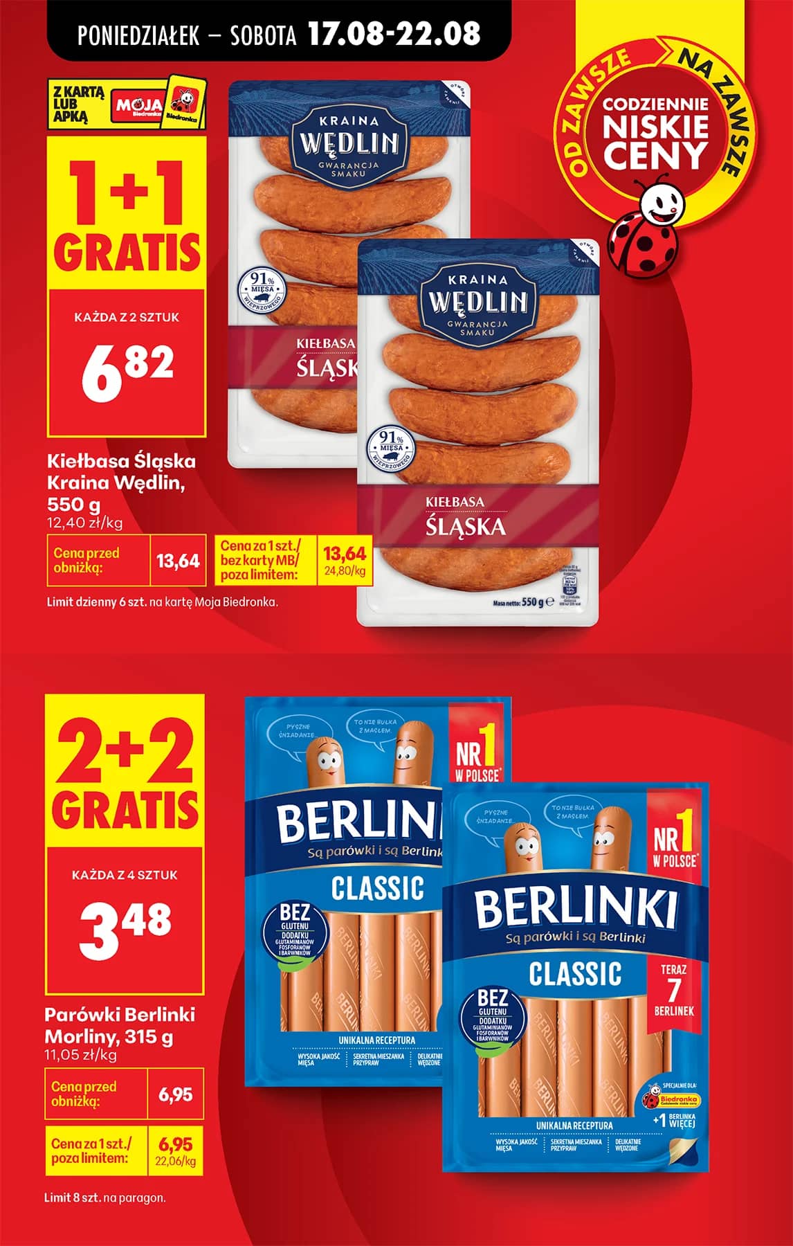 Biedronka - Codziennie niskie ceny P - oferta od 17.08 7 puslapis
