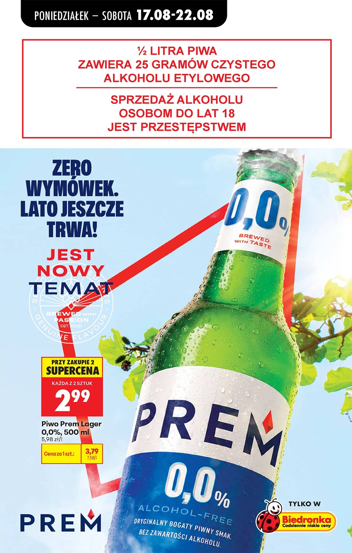 Biedronka - Codziennie niskie ceny P - oferta od 17.08 71 puslapis