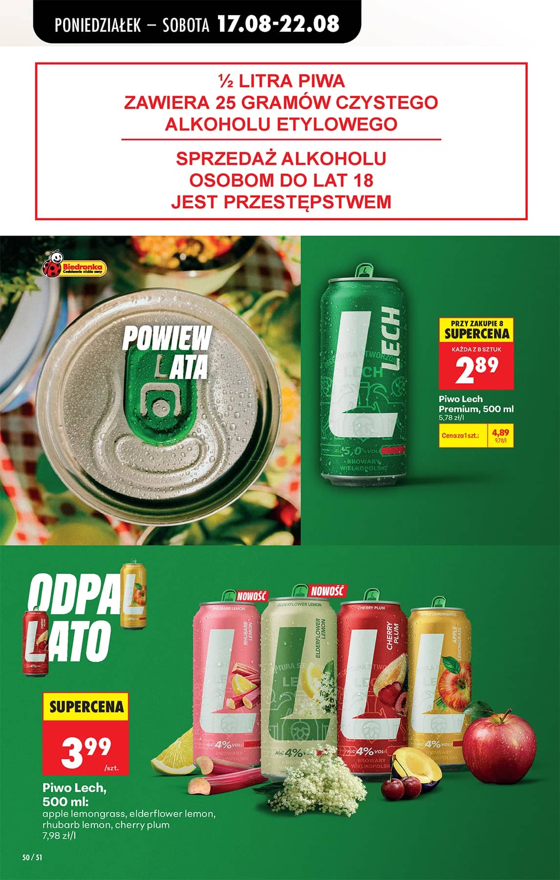 Biedronka - Codziennie niskie ceny P - oferta od 17.08 72 puslapis