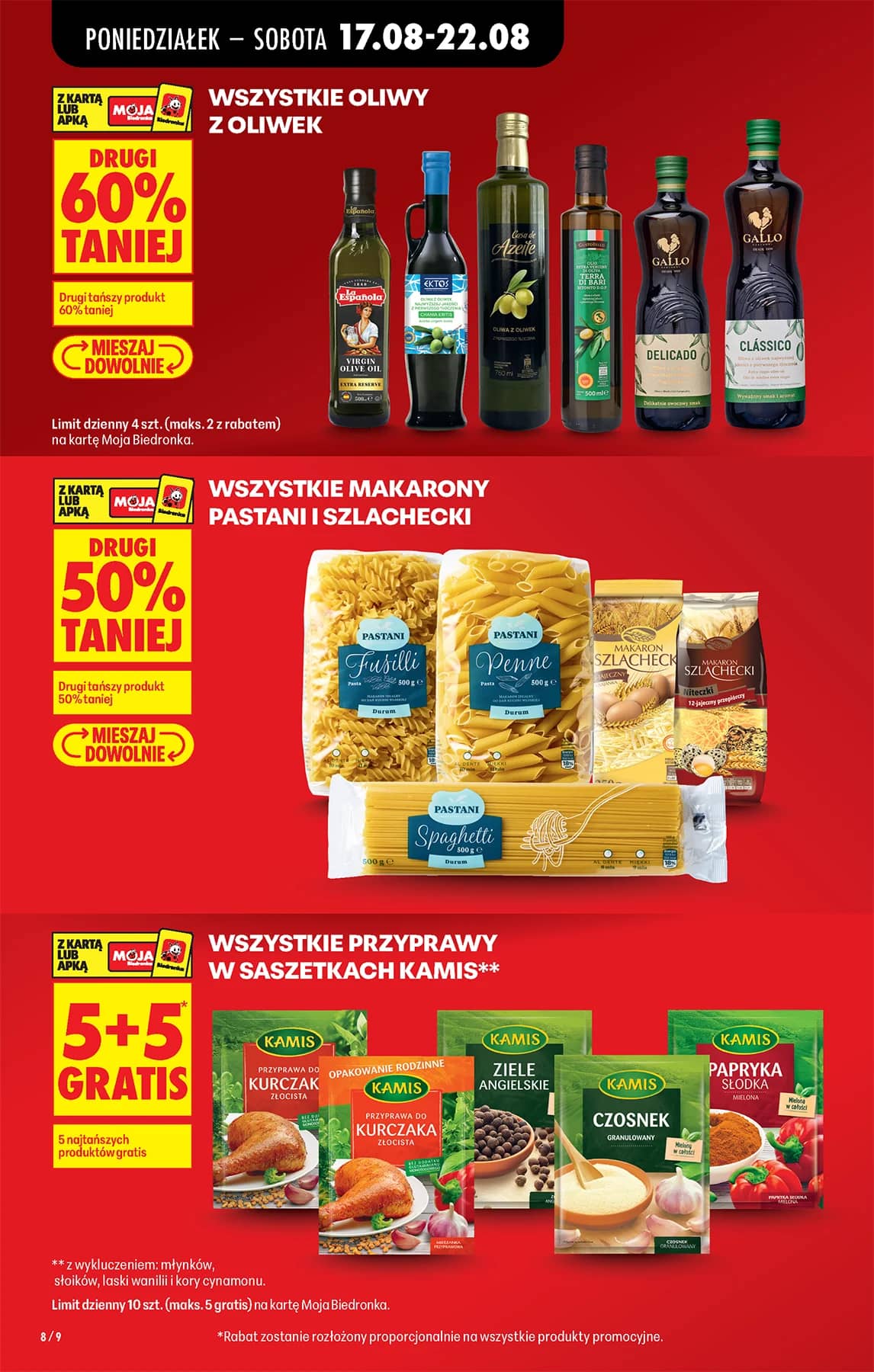 Biedronka - Codziennie niskie ceny P - oferta od 17.08 8 puslapis