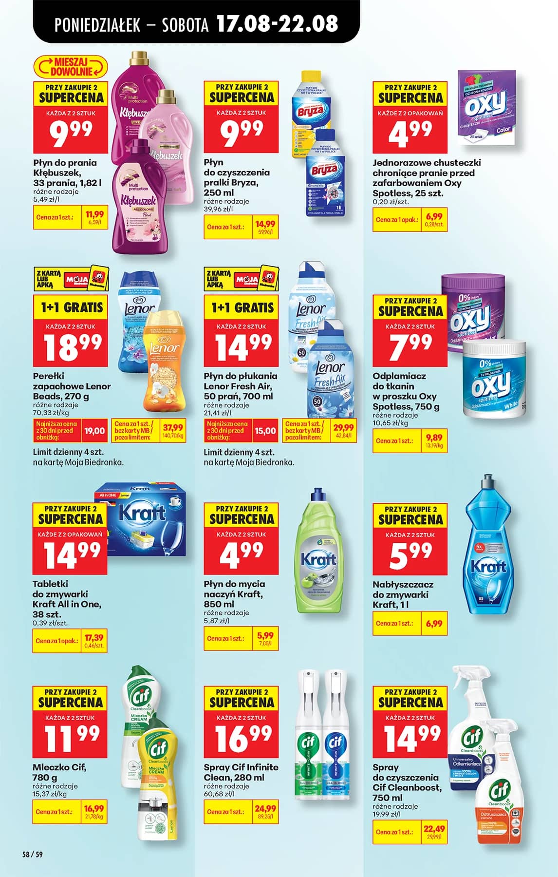 Biedronka - Codziennie niskie ceny P - oferta od 17.08 82 puslapis