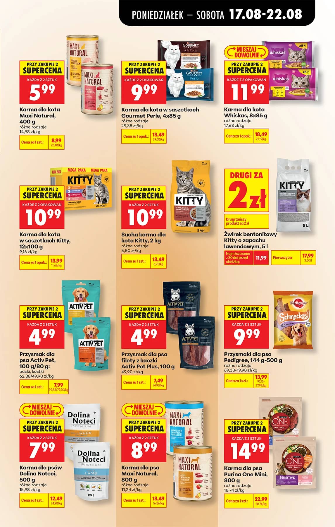 Biedronka - Codziennie niskie ceny P - oferta od 17.08 87 puslapis