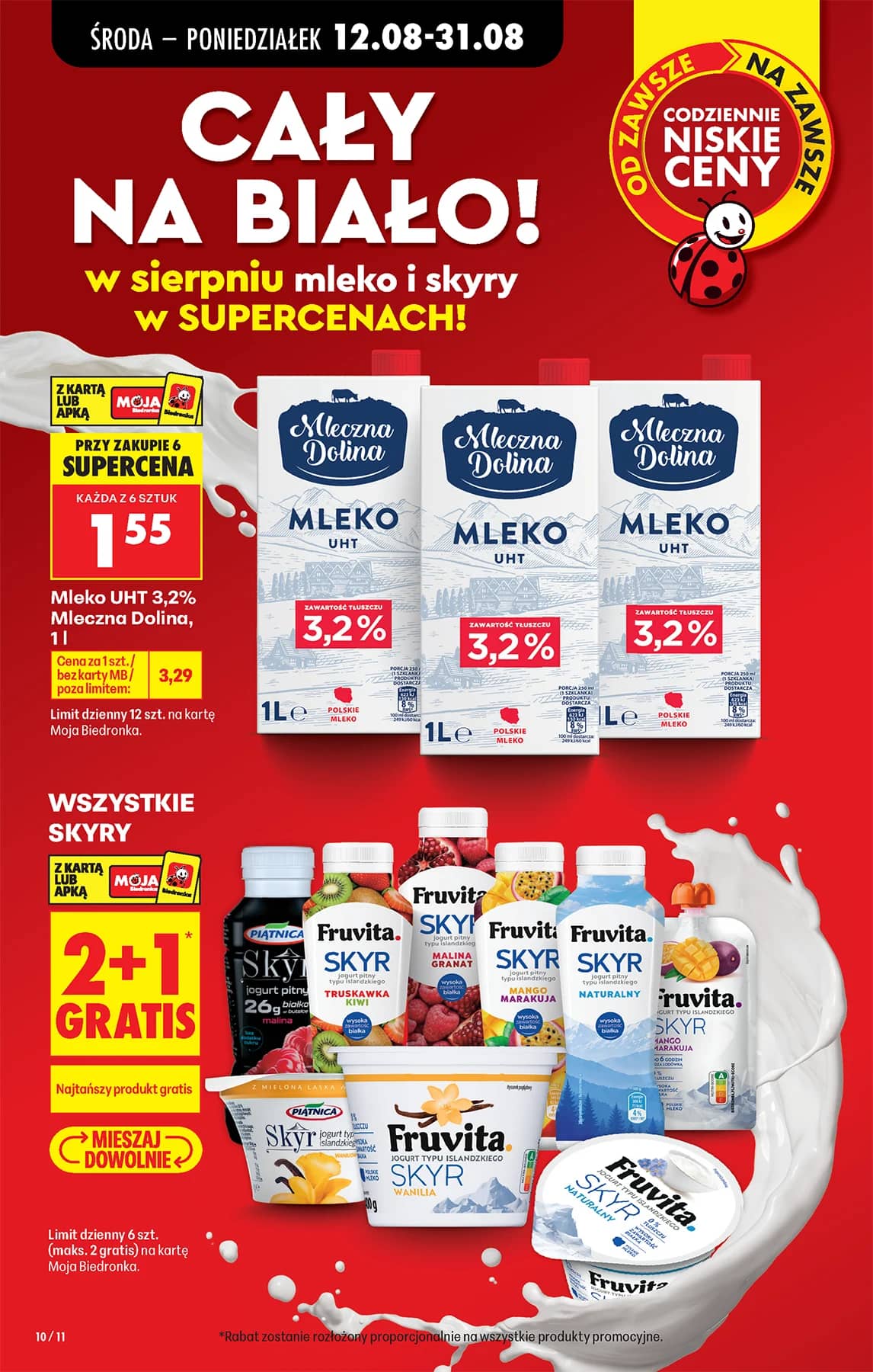 Biedronka - Codziennie niskie ceny P - oferta od 12.08 18 puslapis