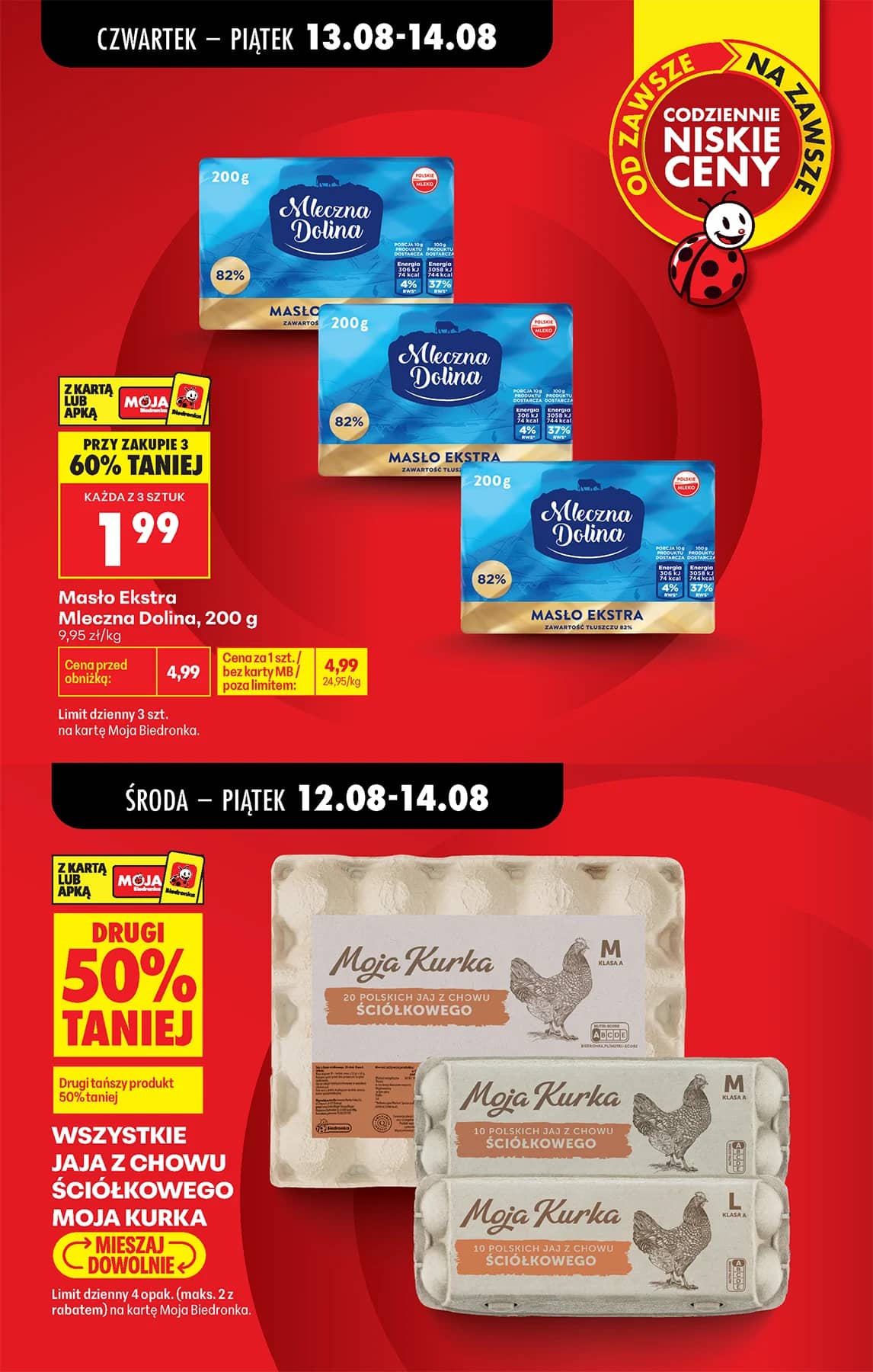 Biedronka - Codziennie niskie ceny P - oferta od 12.08 19 puslapis