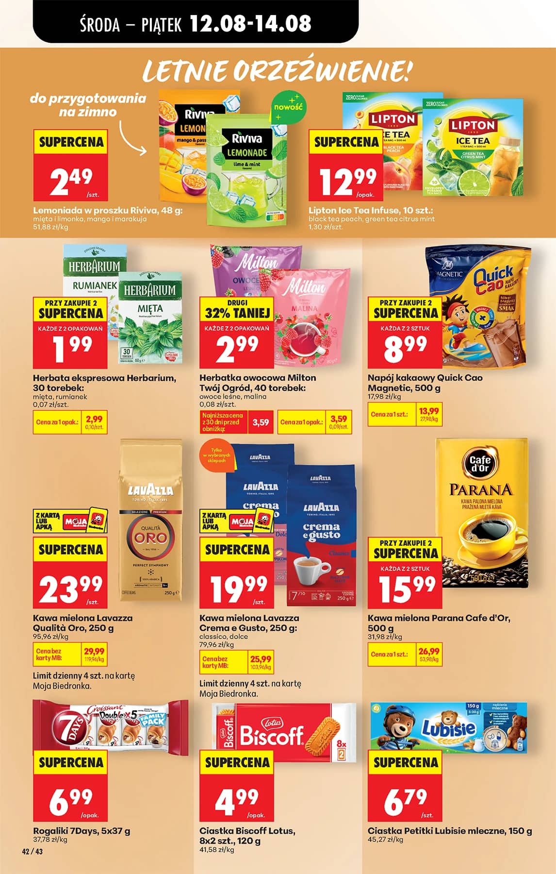 Biedronka - Codziennie niskie ceny P - oferta od 12.08 68 puslapis