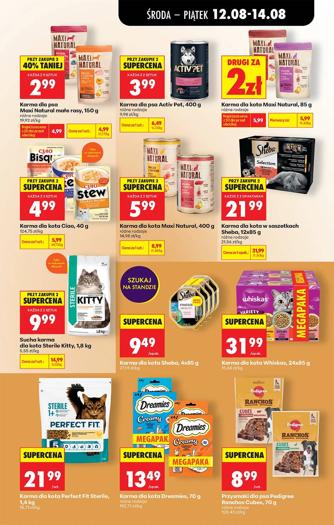 Biedronka - Codziennie niskie ceny P - oferta od 12.08 85 puslapis