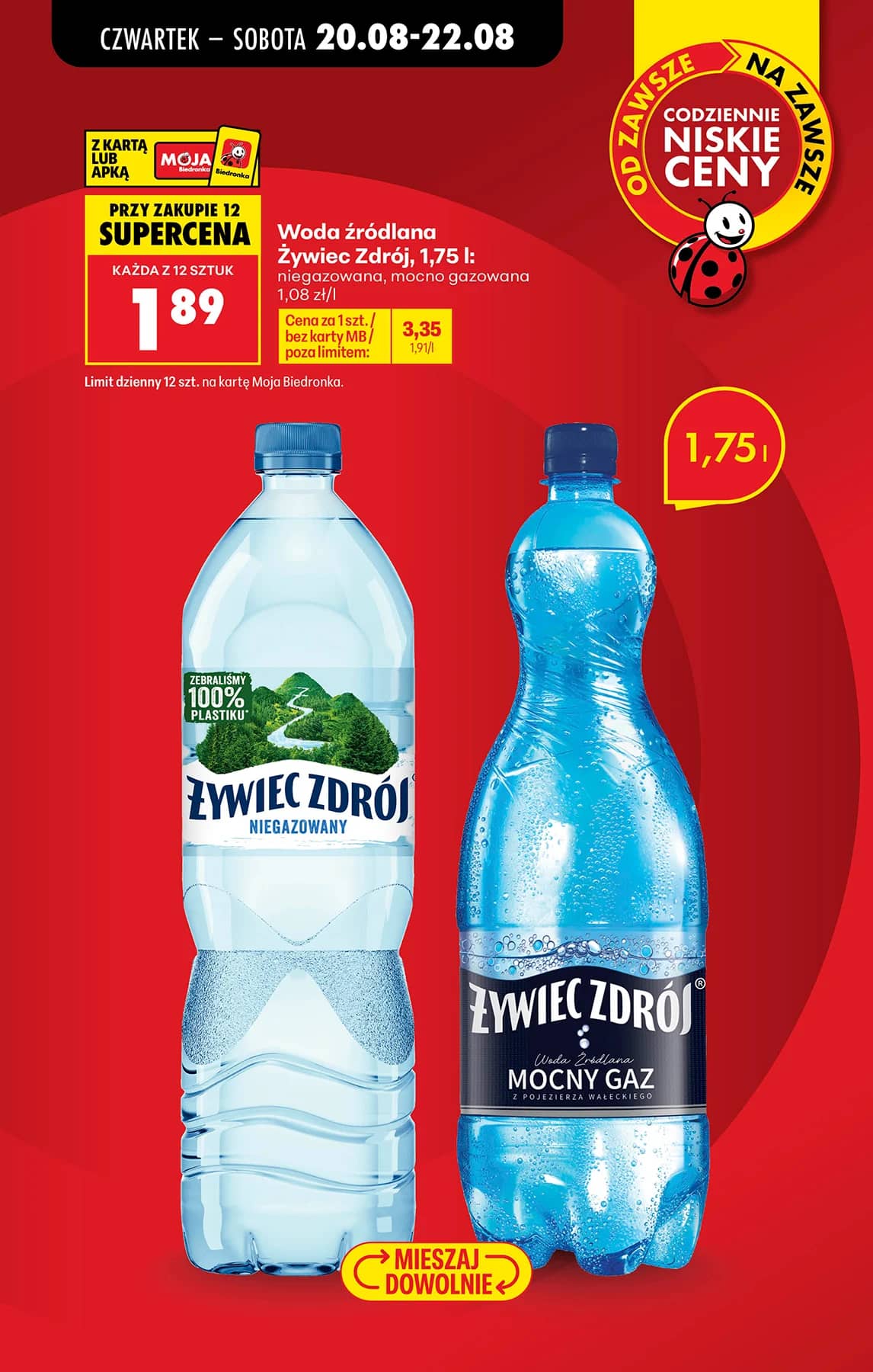 Biedronka - Codziennie niskie ceny P - oferta od 20.08 10 puslapis