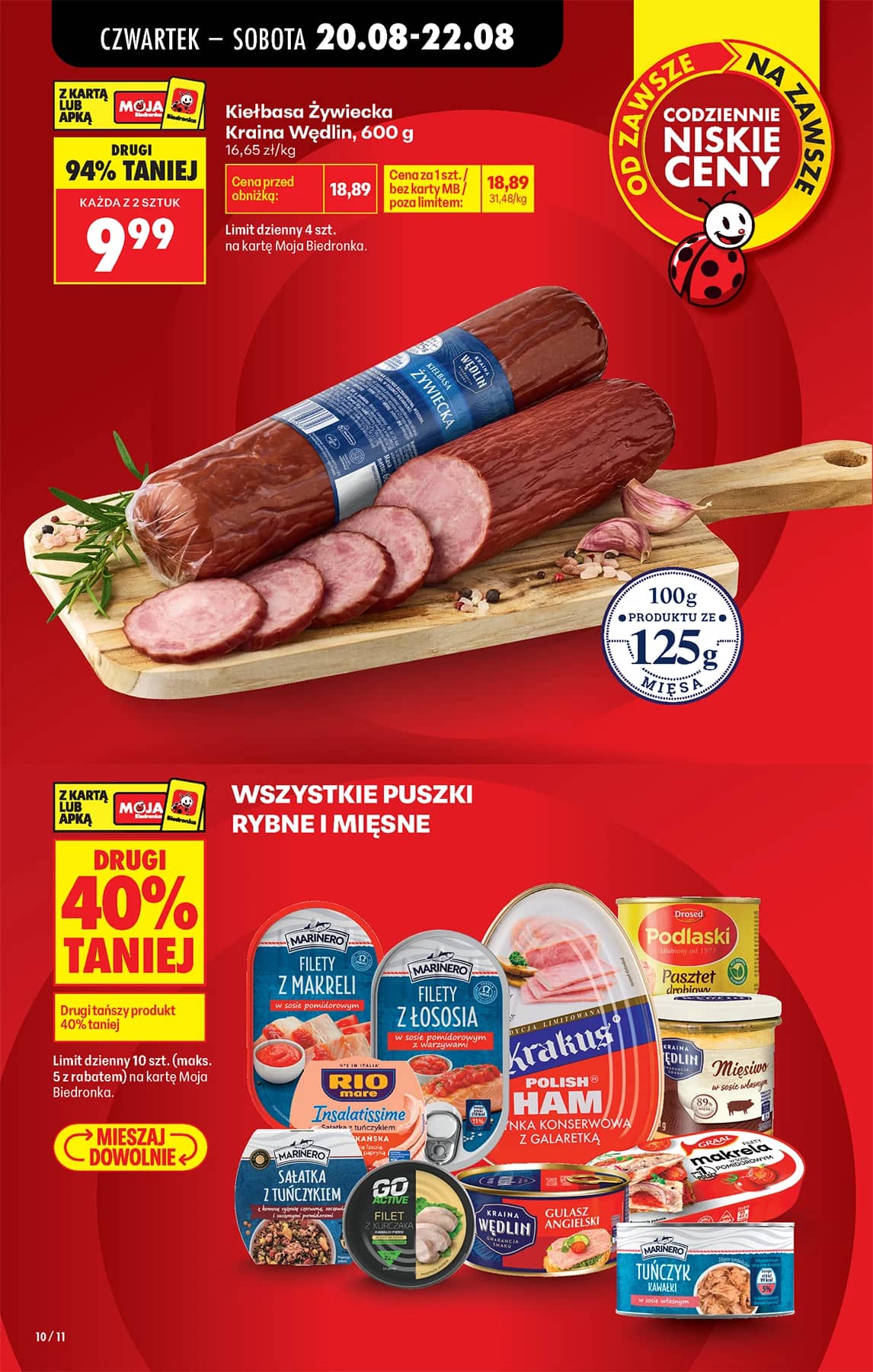 Biedronka - Codziennie niskie ceny P - oferta od 20.08 12 puslapis