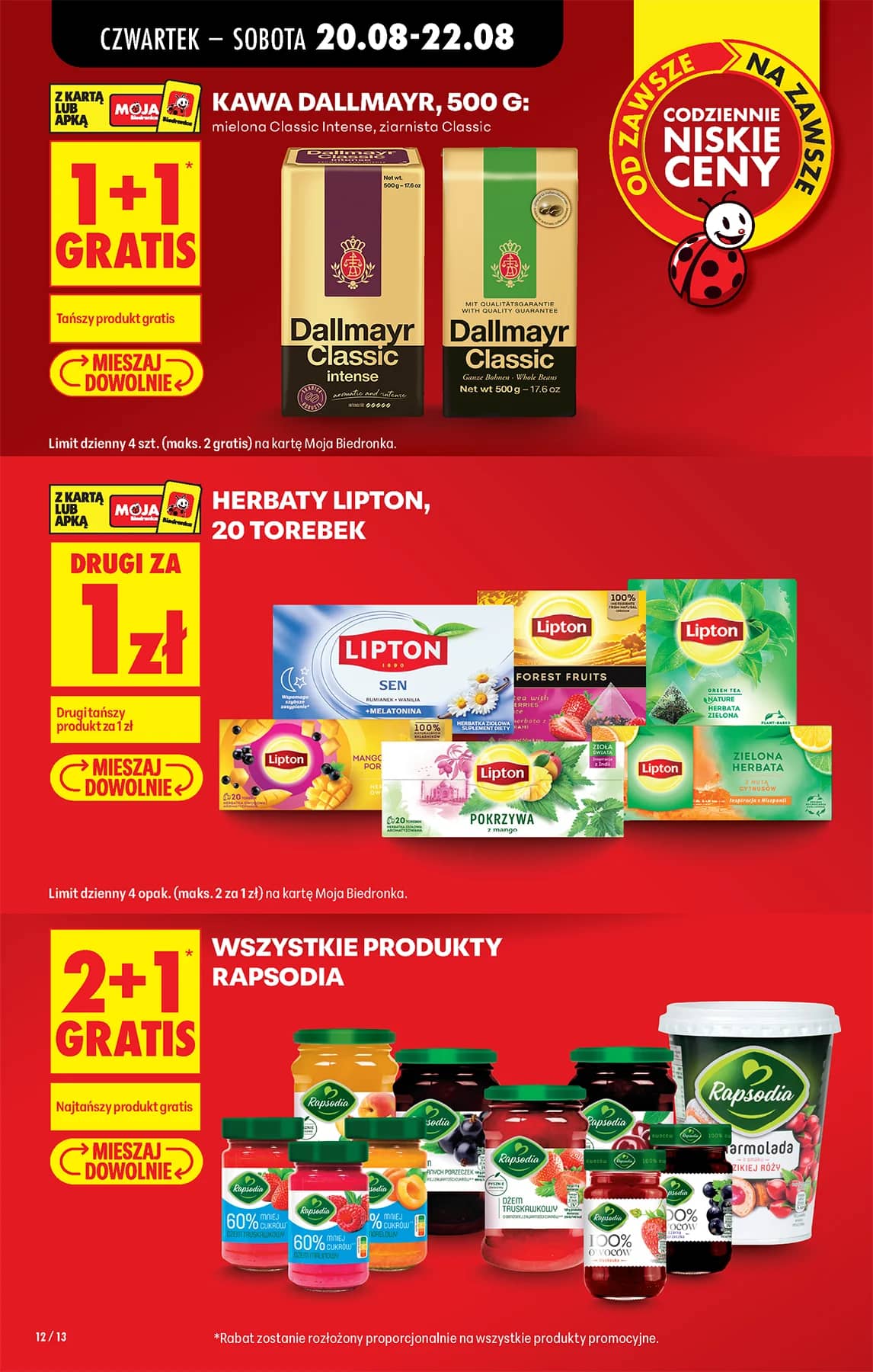 Biedronka - Codziennie niskie ceny P - oferta od 20.08 14 puslapis