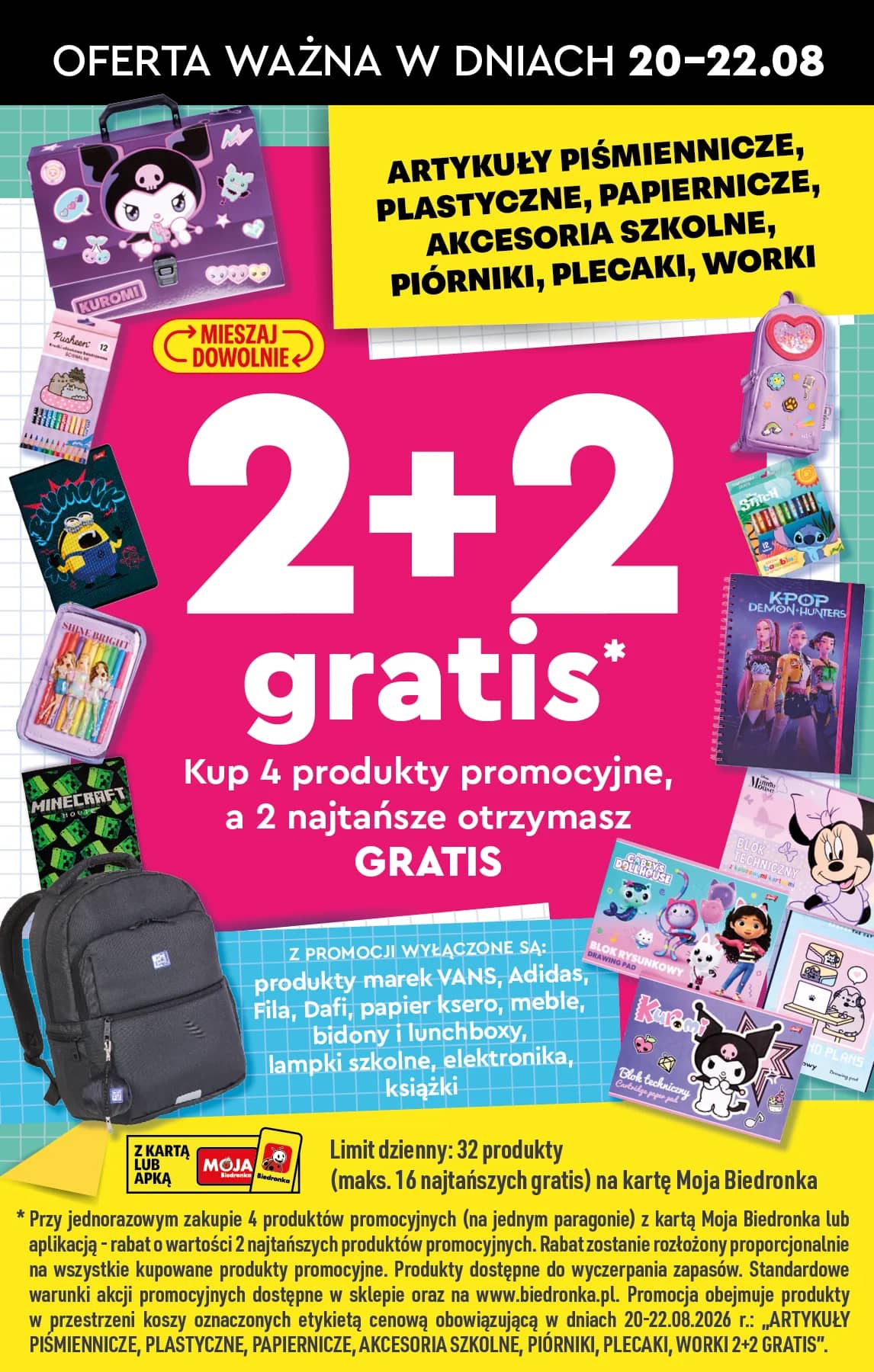 Biedronka - Codziennie niskie ceny P - oferta od 20.08 24 puslapis