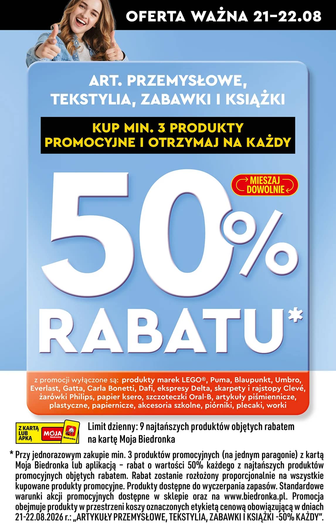 Biedronka - Codziennie niskie ceny P - oferta od 20.08 25 puslapis
