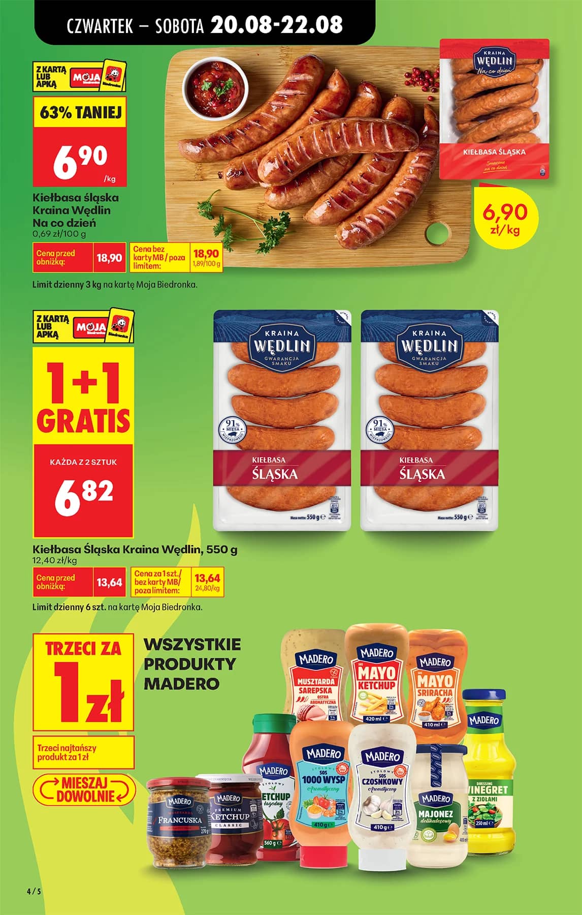 Biedronka - Codziennie niskie ceny P - oferta od 20.08 4 puslapis