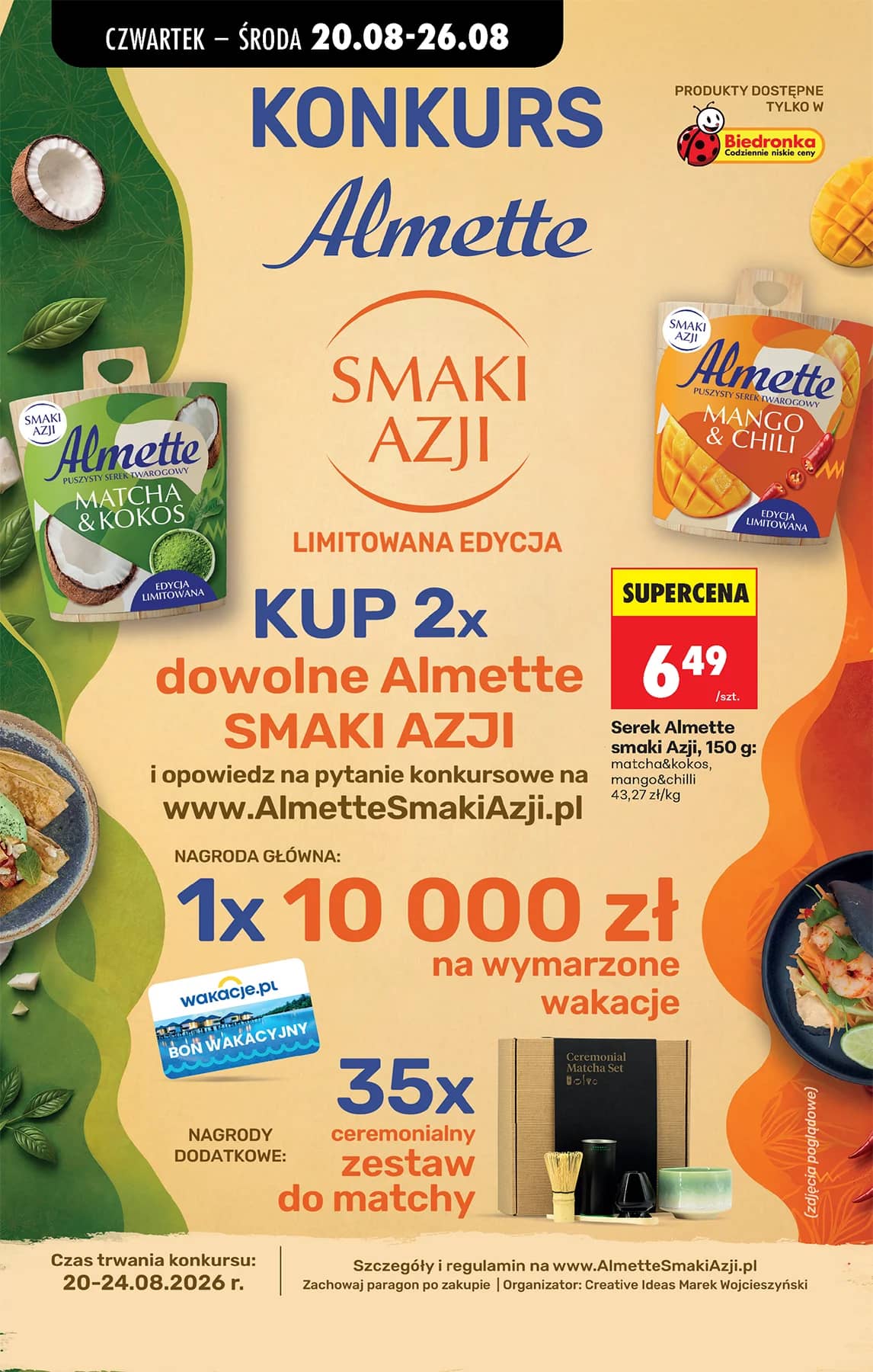 Biedronka - Codziennie niskie ceny P - oferta od 20.08 62 puslapis
