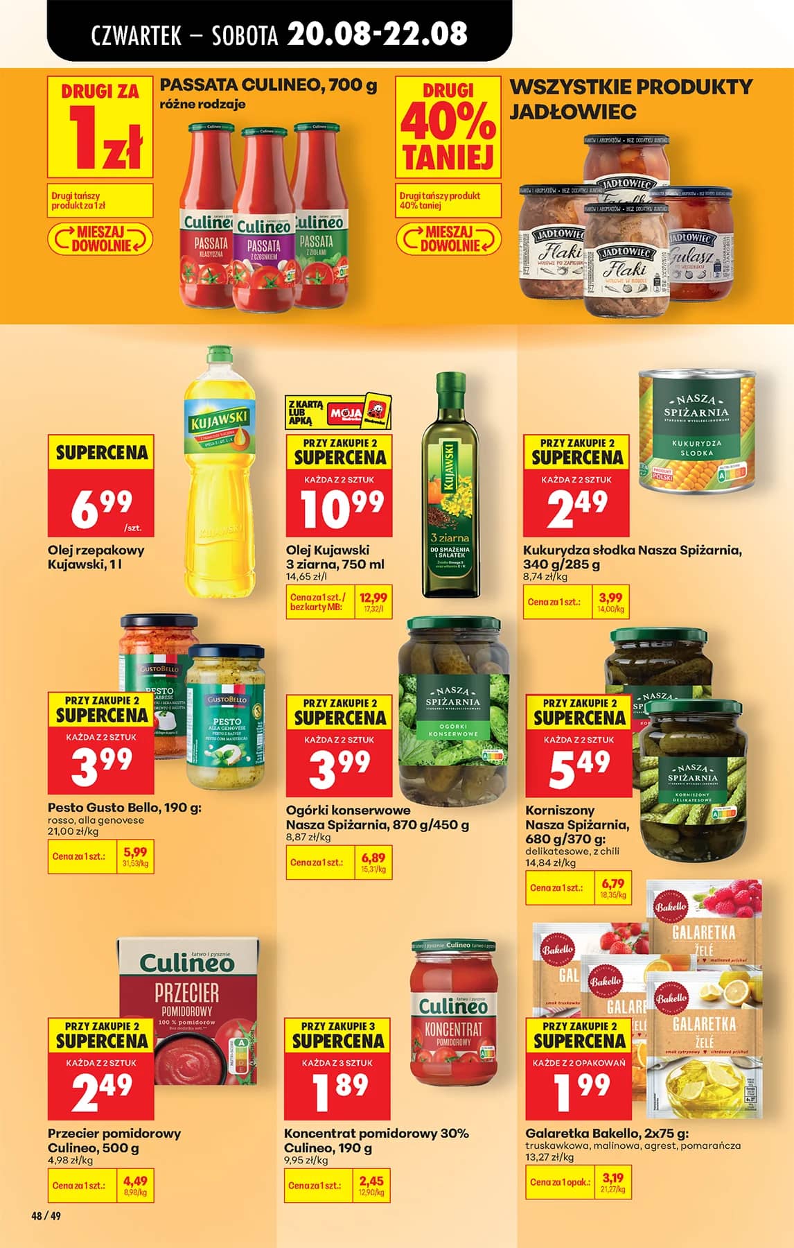 Biedronka - Codziennie niskie ceny P - oferta od 20.08 68 puslapis