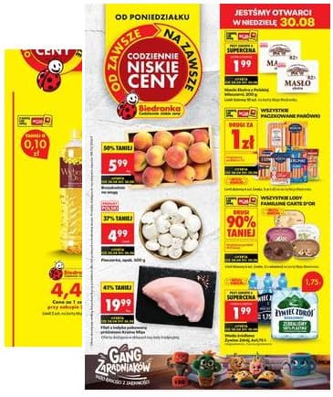Biedronka - Codziennie niskie ceny P - oferta od 24.08 2026-08-24 – 2026-08-30