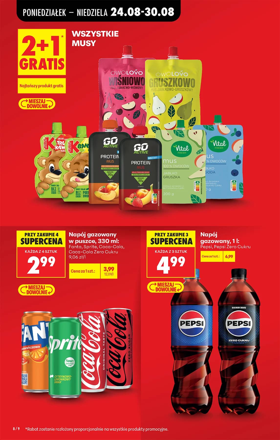 Biedronka - Codziennie niskie ceny P - oferta od 24.08 16 puslapis