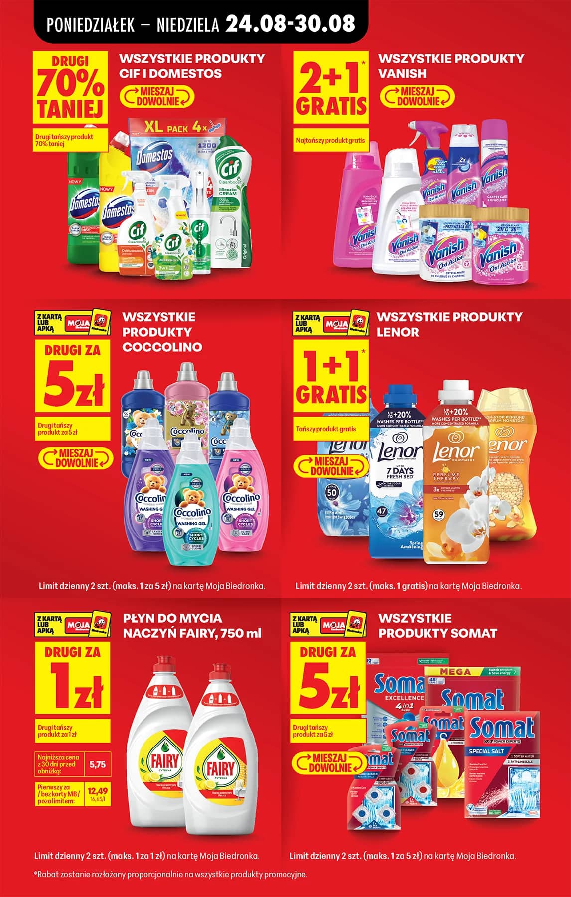 Biedronka - Codziennie niskie ceny P - oferta od 24.08 21 puslapis