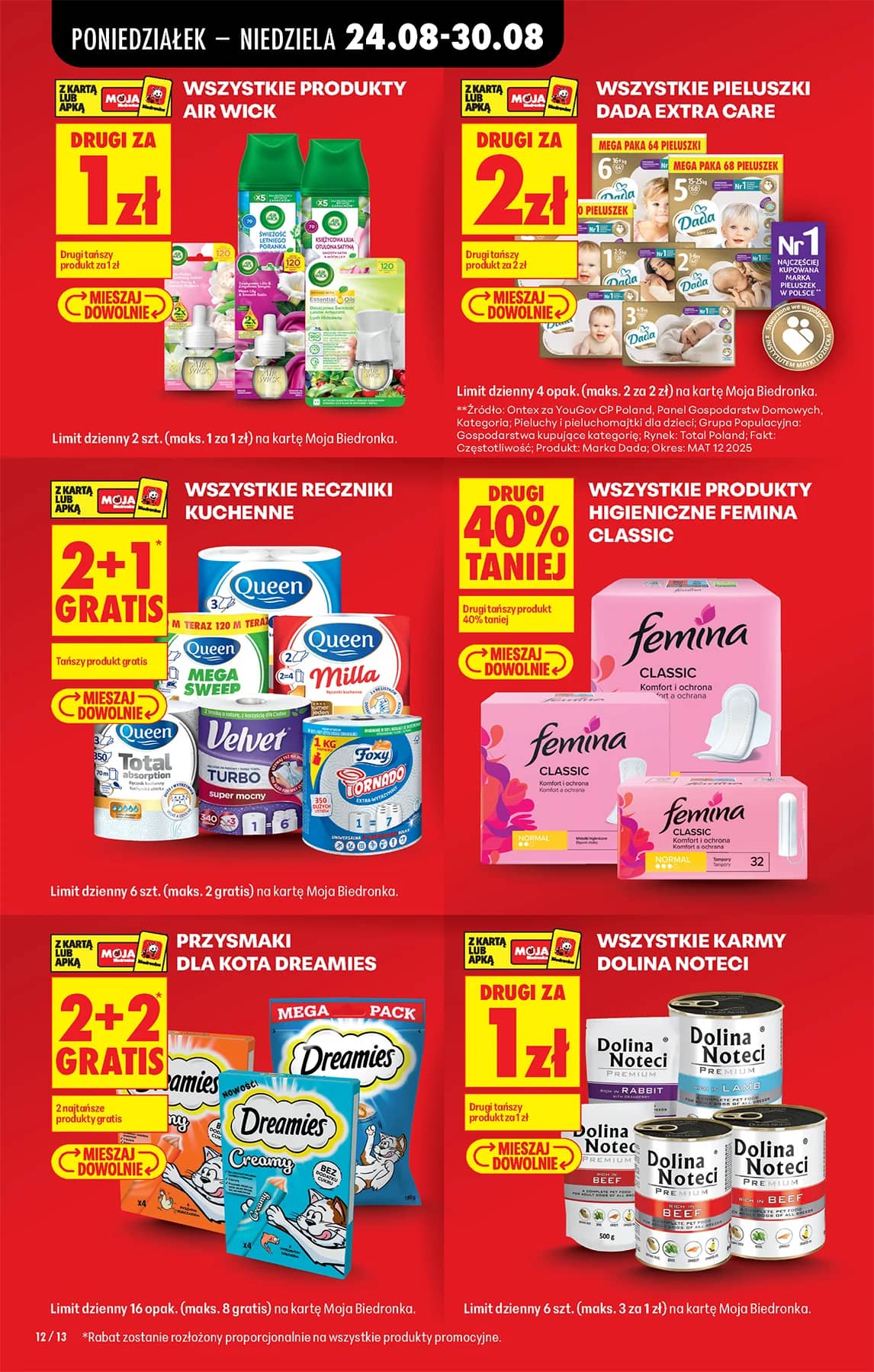 Biedronka - Codziennie niskie ceny P - oferta od 24.08 22 puslapis