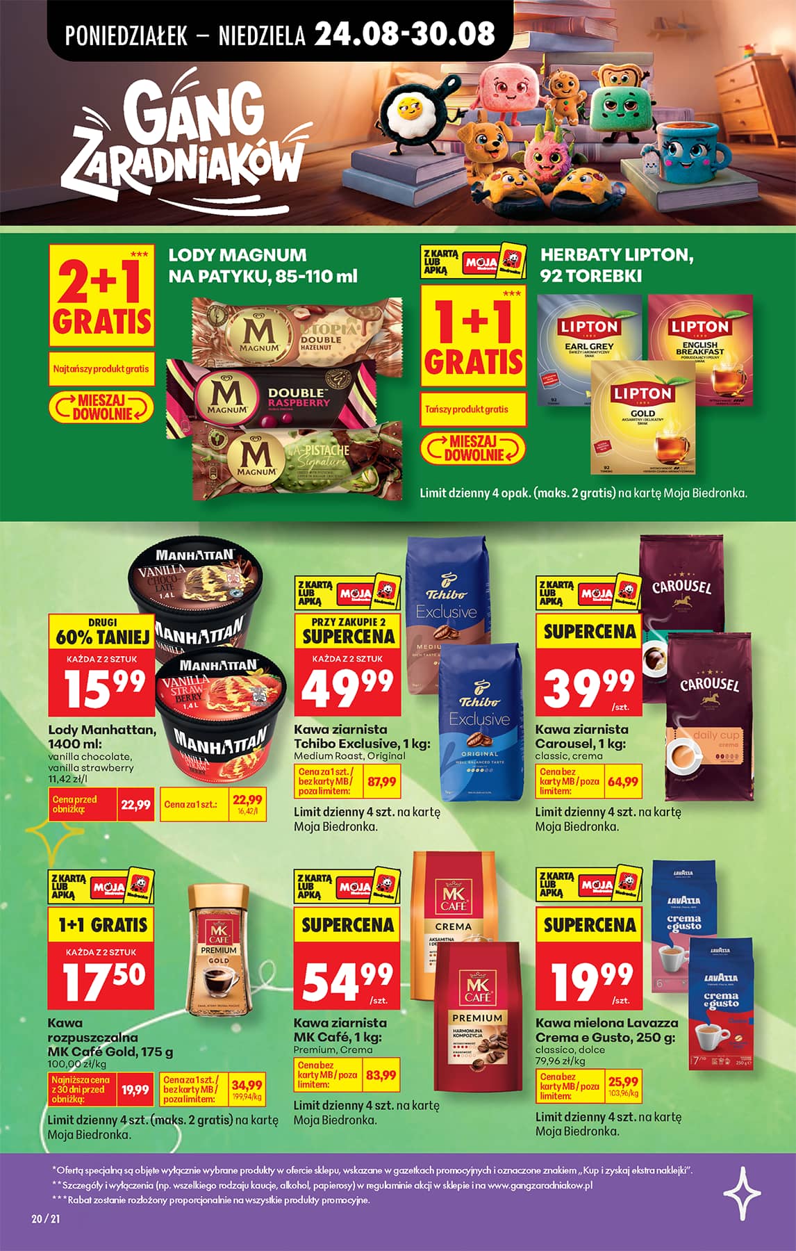 Biedronka - Codziennie niskie ceny P - oferta od 24.08 30 puslapis
