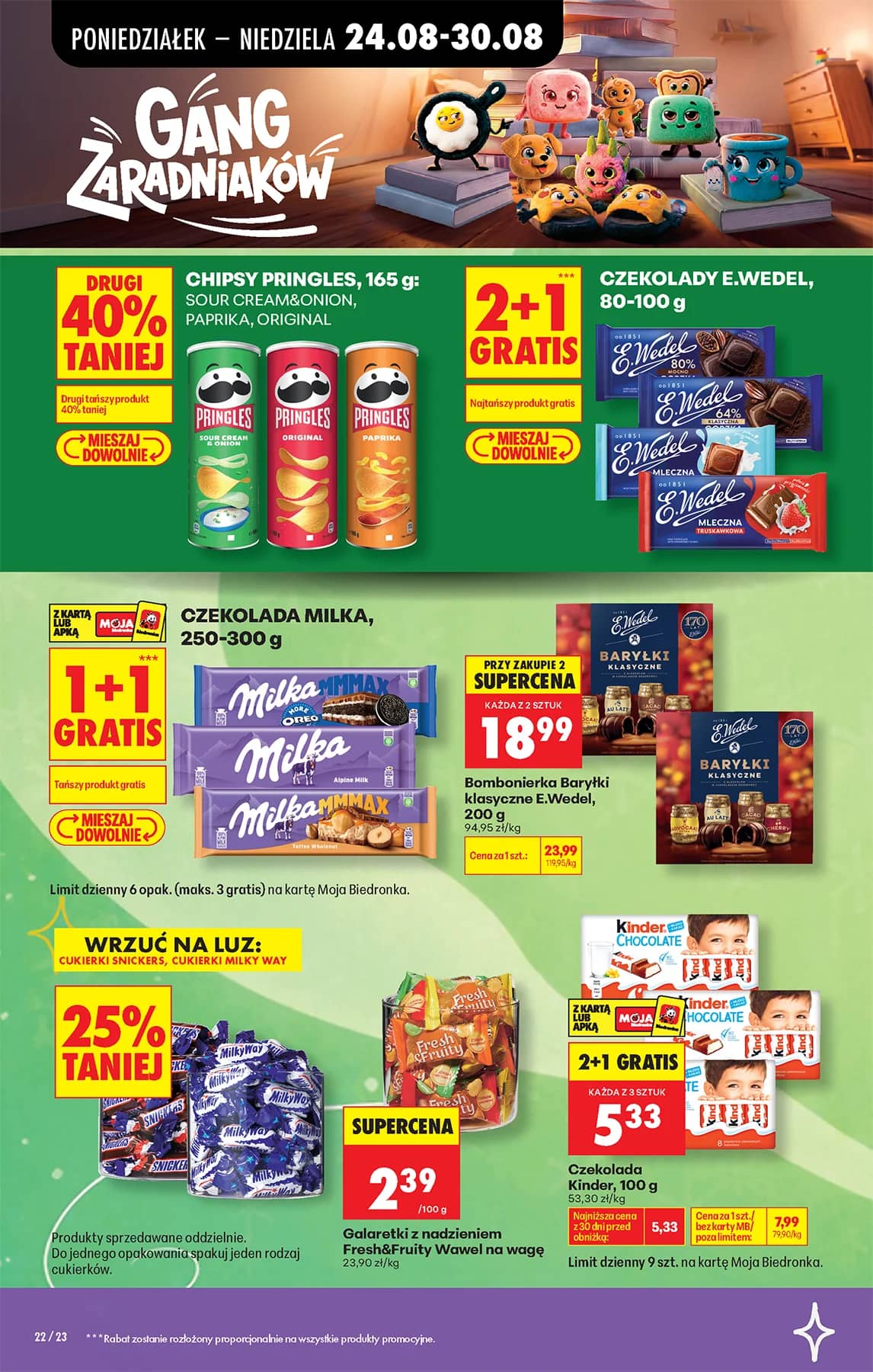 Biedronka - Codziennie niskie ceny P - oferta od 24.08 34 puslapis