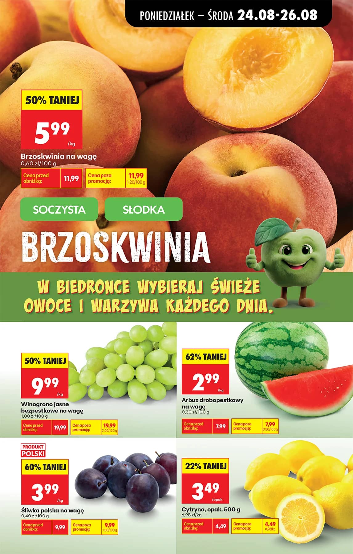 Biedronka - Codziennie niskie ceny P - oferta od 24.08 39 puslapis