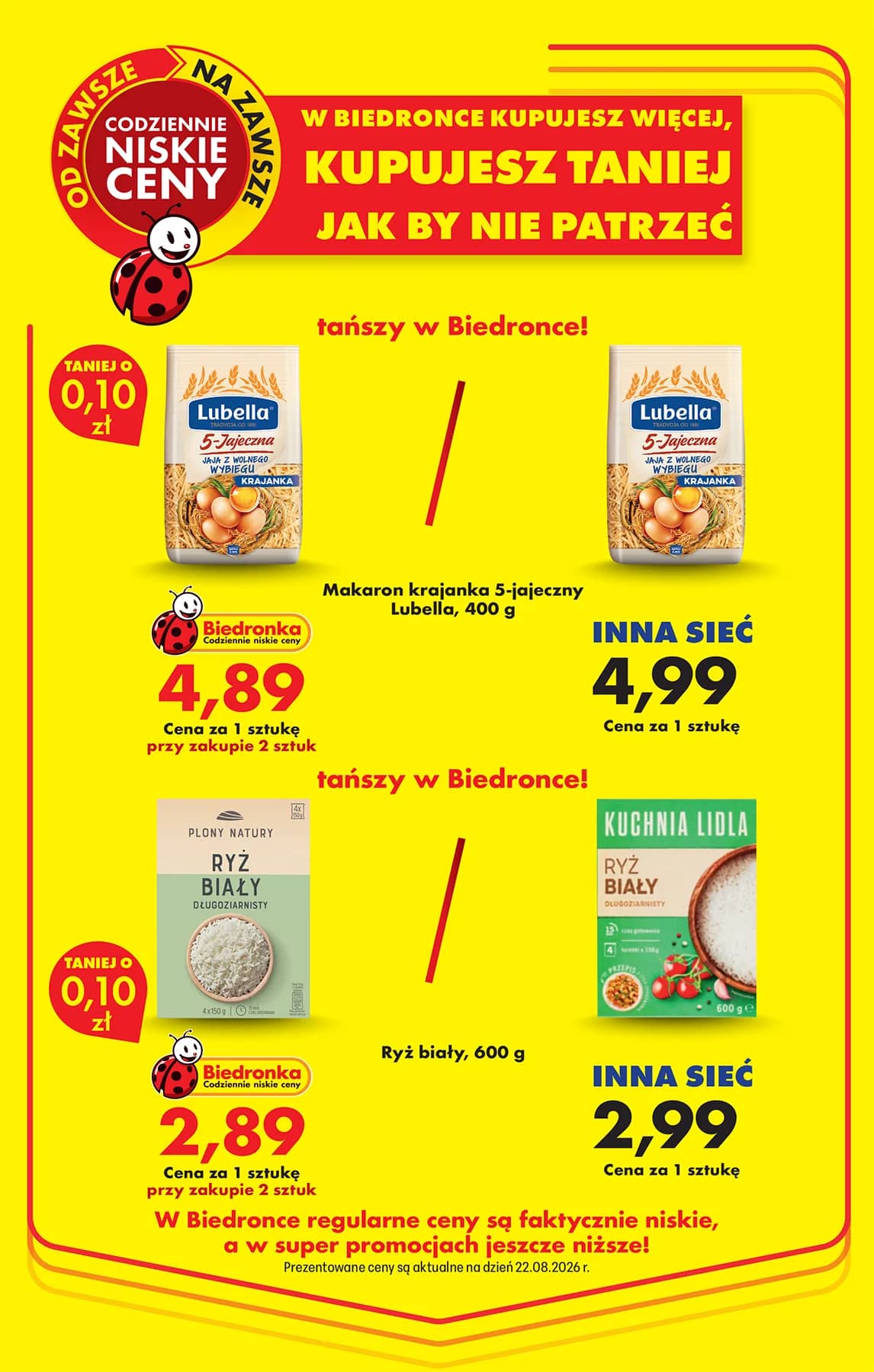 Biedronka - Codziennie niskie ceny P - oferta od 24.08 4 puslapis