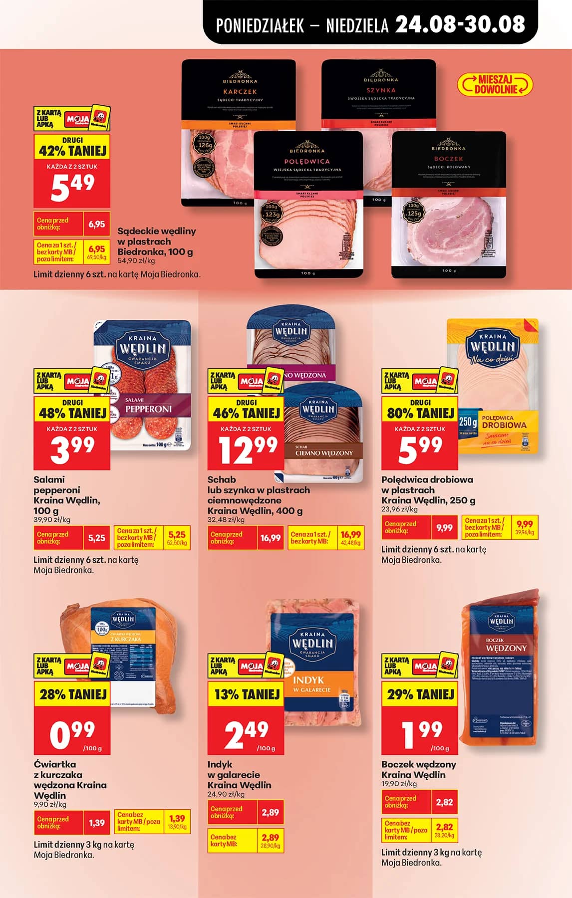 Biedronka - Codziennie niskie ceny P - oferta od 24.08 61 puslapis