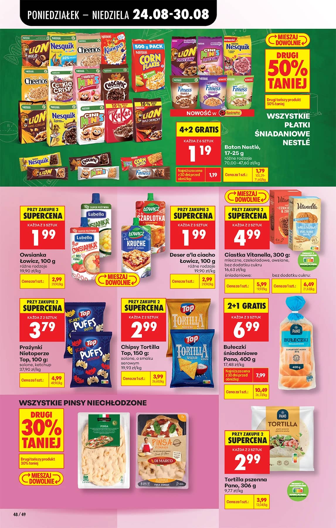 Biedronka - Codziennie niskie ceny P - oferta od 24.08 76 puslapis