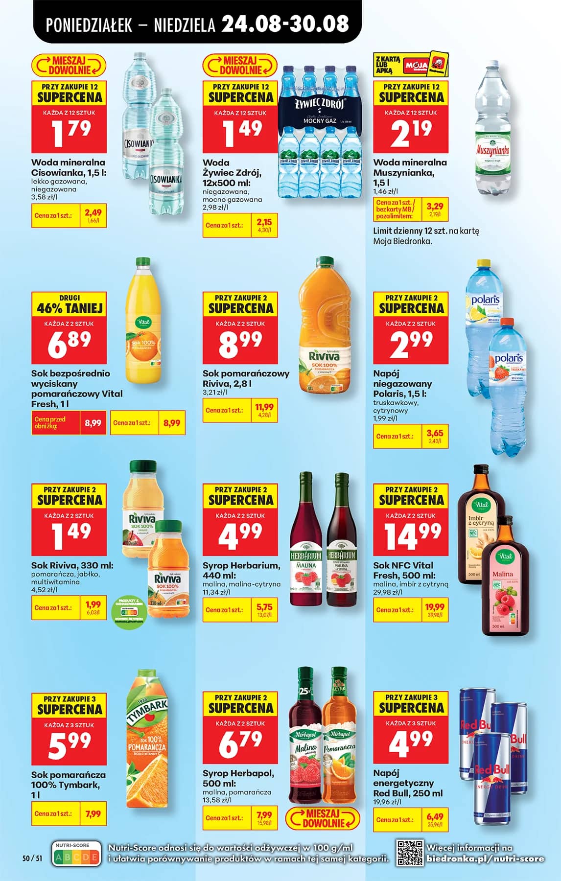 Biedronka - Codziennie niskie ceny P - oferta od 24.08 80 puslapis