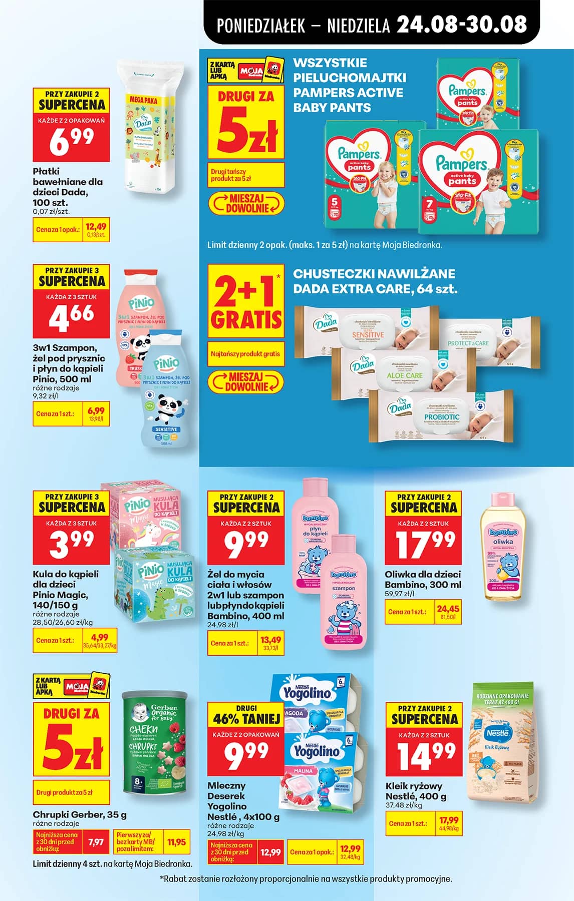 Biedronka - Codziennie niskie ceny P - oferta od 24.08 91 puslapis
