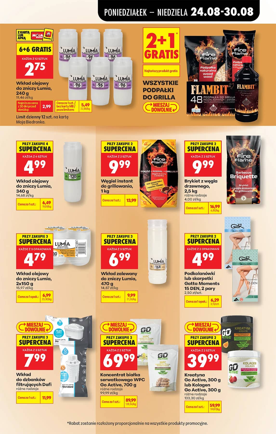 Biedronka - Codziennie niskie ceny P - oferta od 24.08 95 puslapis