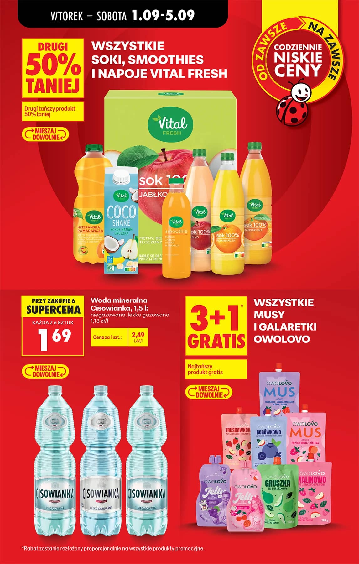 Biedronka - Codziennie niskie ceny P - oferta od 01.09 11 puslapis