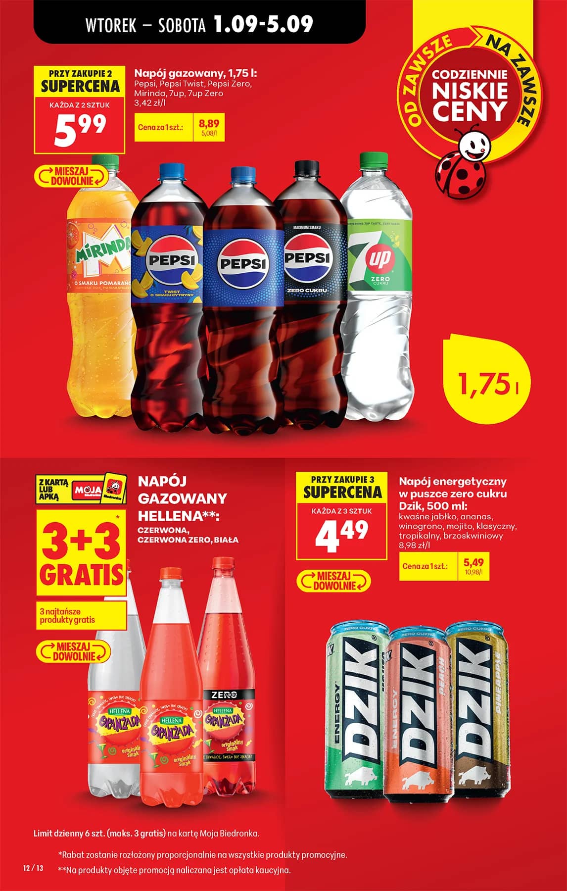 Biedronka - Codziennie niskie ceny P - oferta od 01.09 12 puslapis