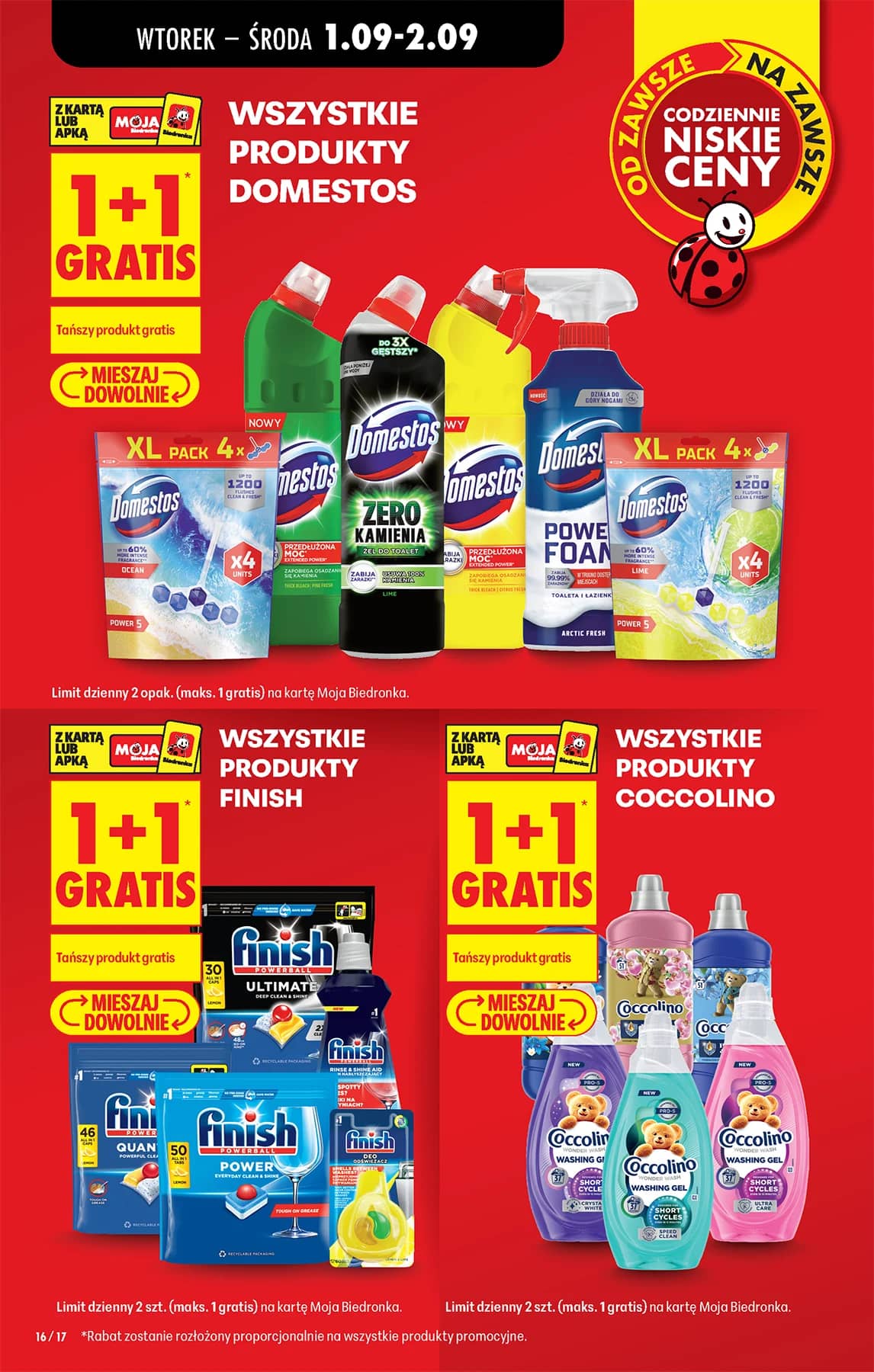 Biedronka - Codziennie niskie ceny P - oferta od 01.09 16 puslapis