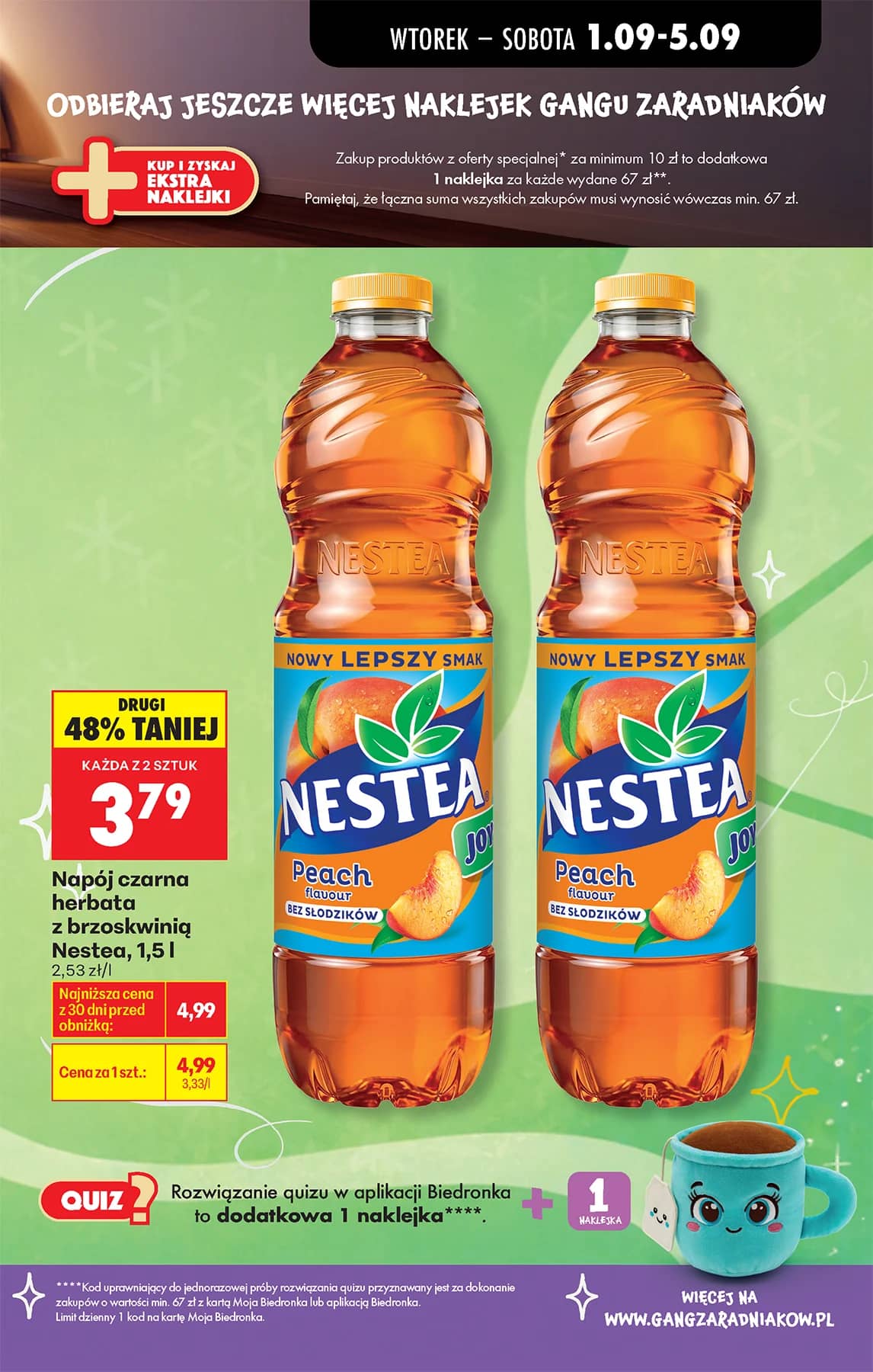 Biedronka - Codziennie niskie ceny P - oferta od 01.09 23 puslapis
