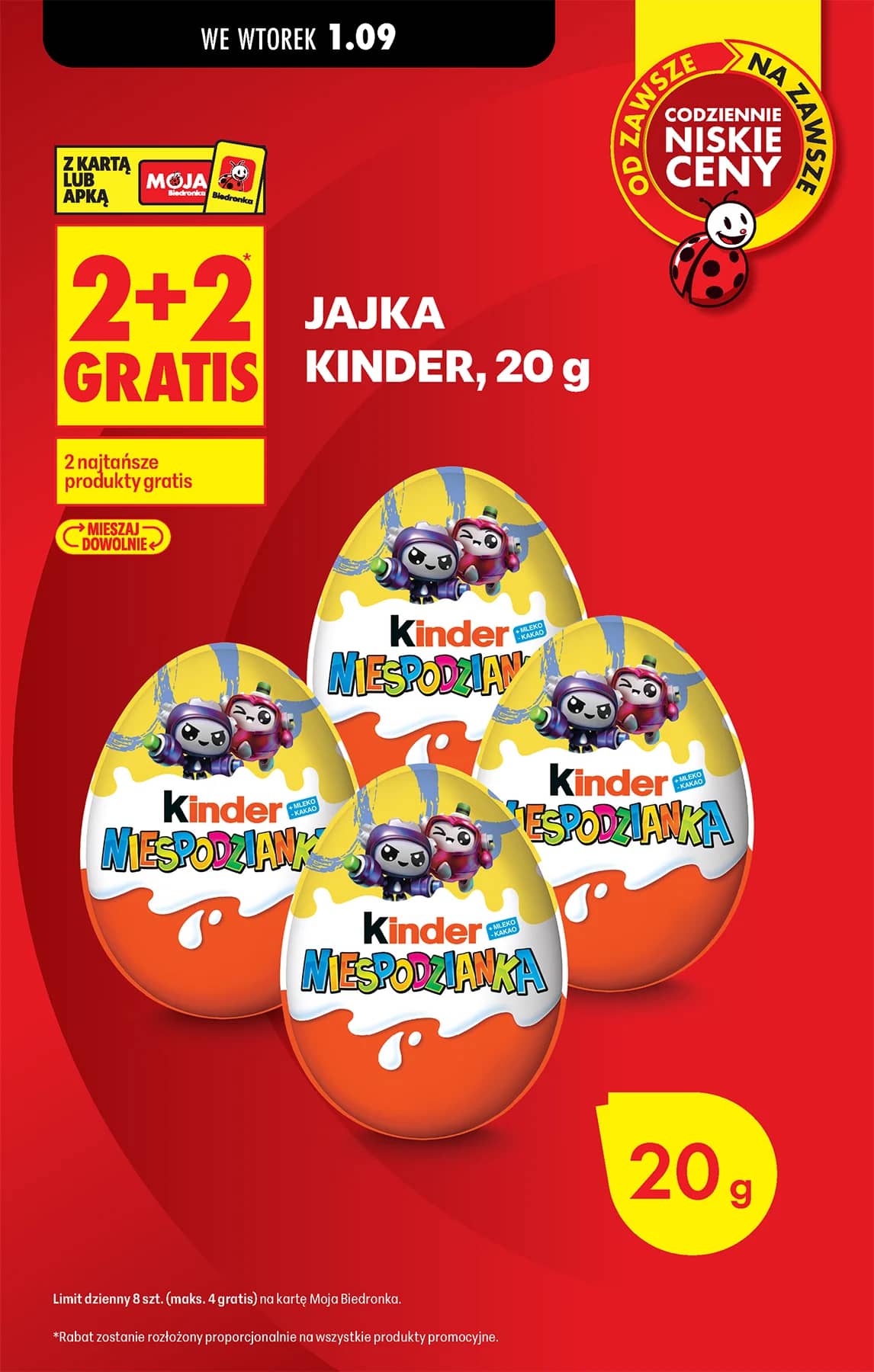 Biedronka - Codziennie niskie ceny P - oferta od 01.09 3 puslapis
