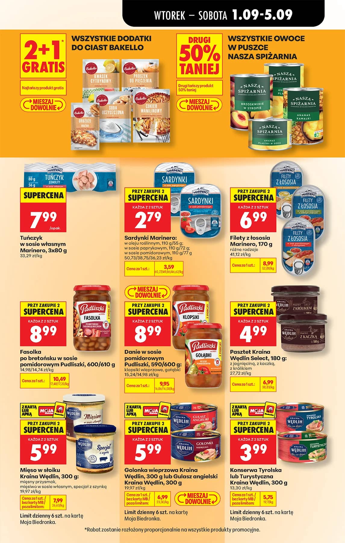 Biedronka - Codziennie niskie ceny P - oferta od 01.09 57 puslapis