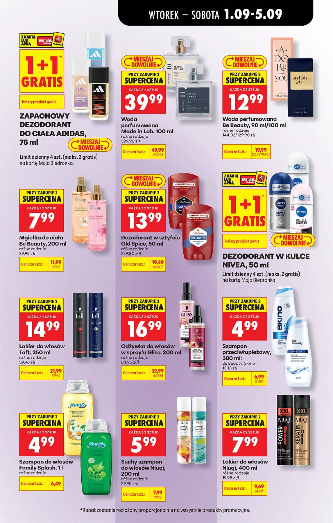 Biedronka - Codziennie niskie ceny P - oferta od 01.09 73 puslapis