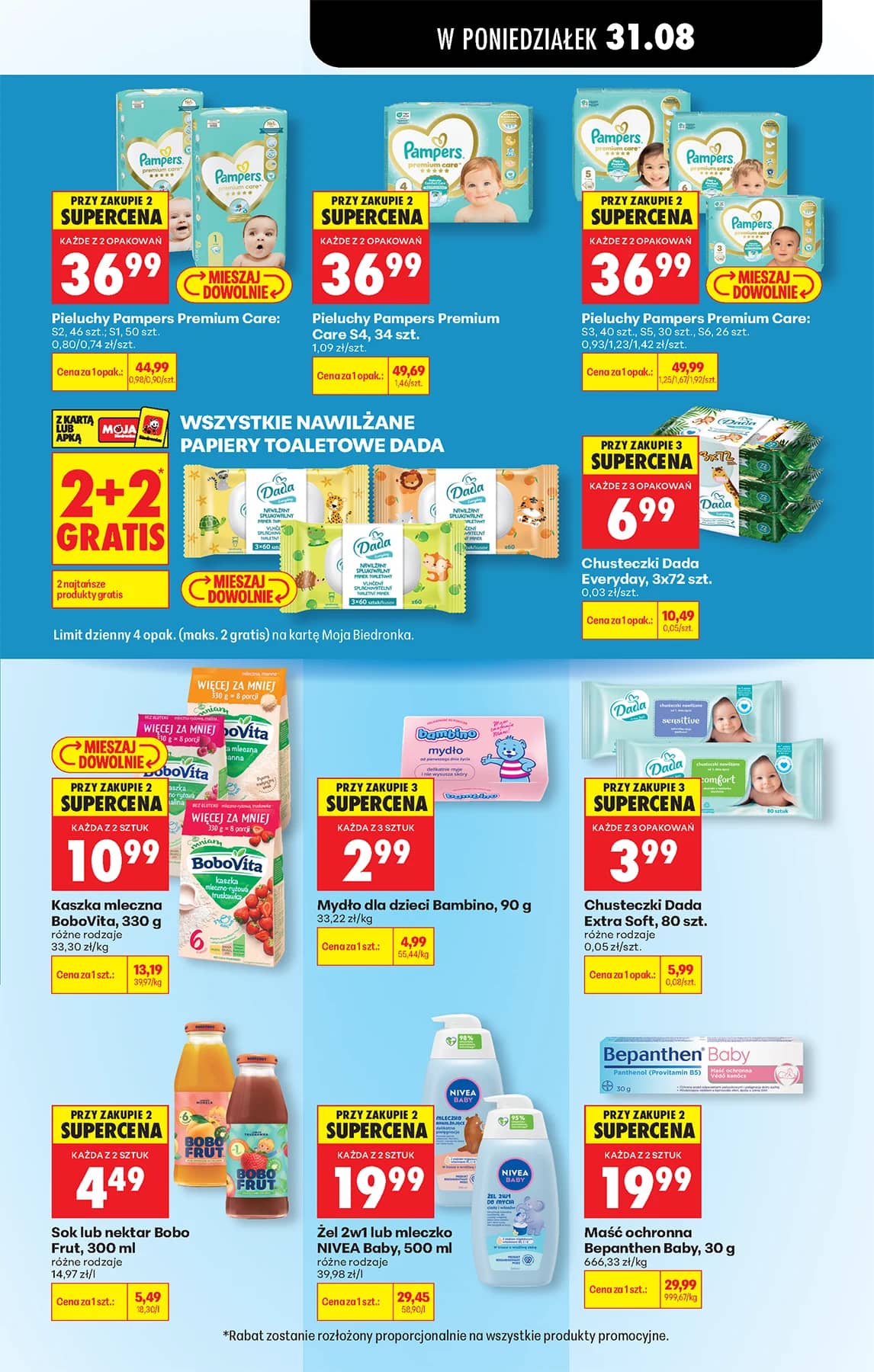 Biedronka - Codziennie niskie ceny P - oferta od 31.08 100 puslapis