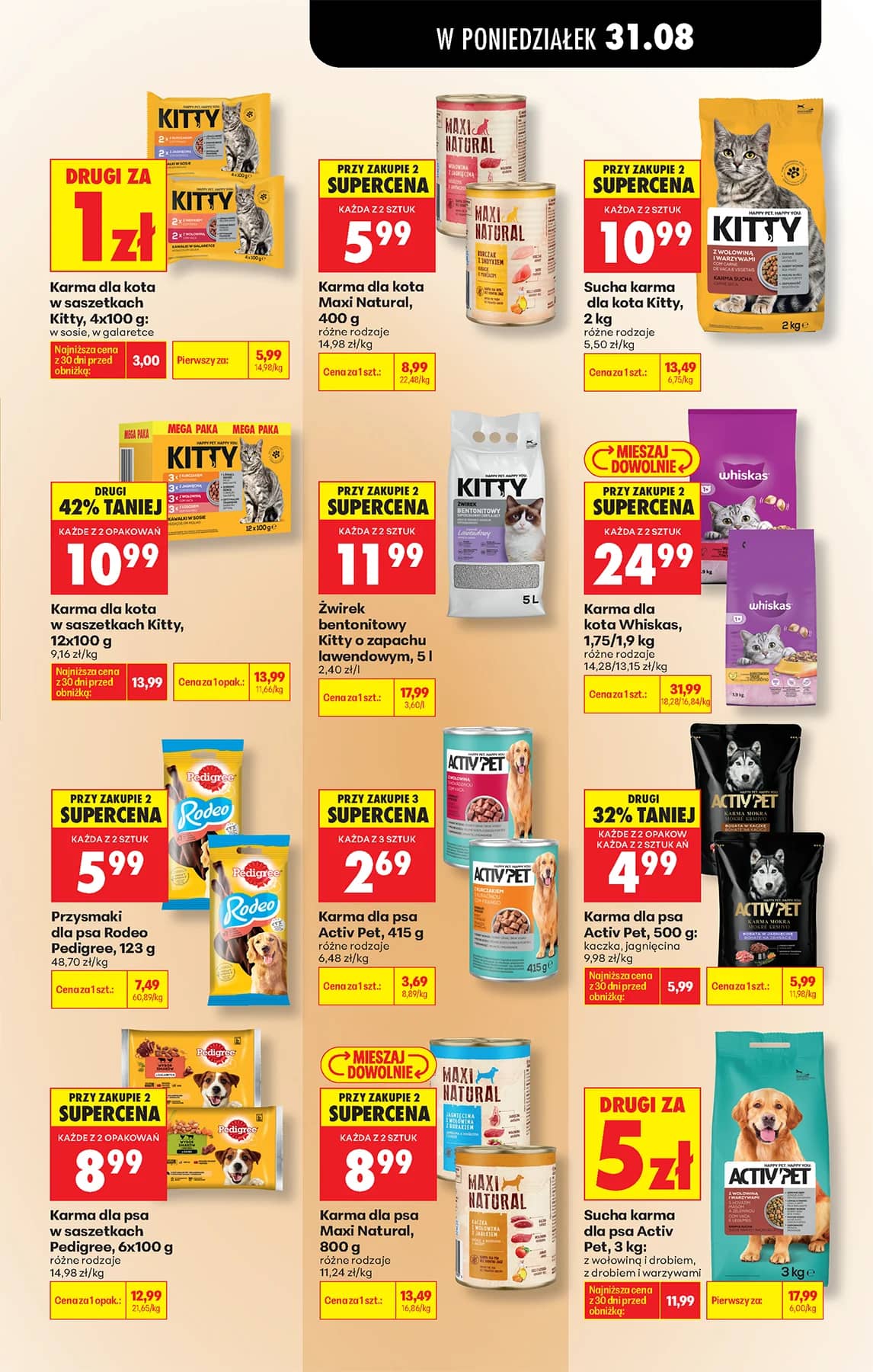Biedronka - Codziennie niskie ceny P - oferta od 31.08 105 puslapis