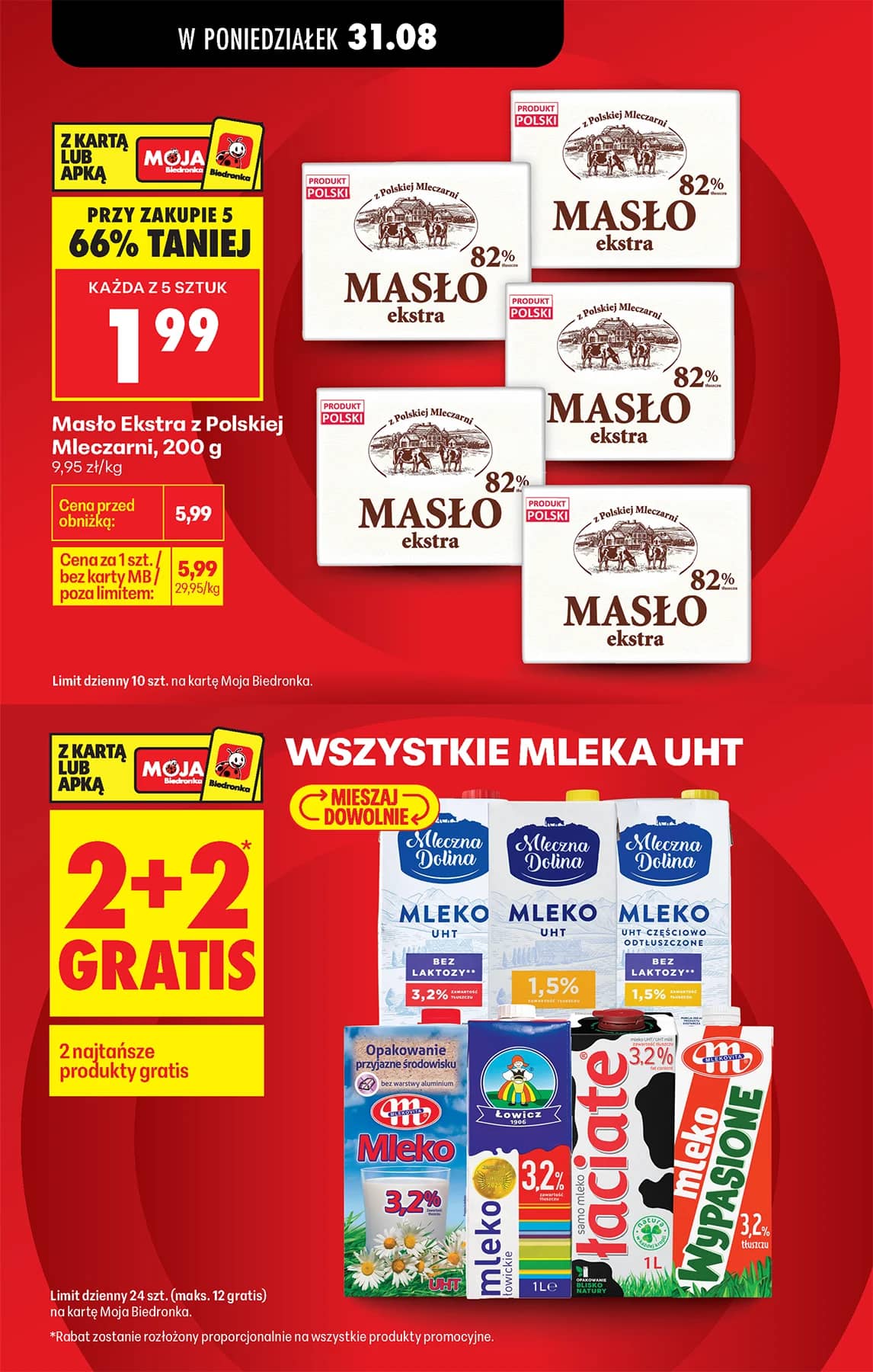 Biedronka - Codziennie niskie ceny P - oferta od 31.08 25 puslapis