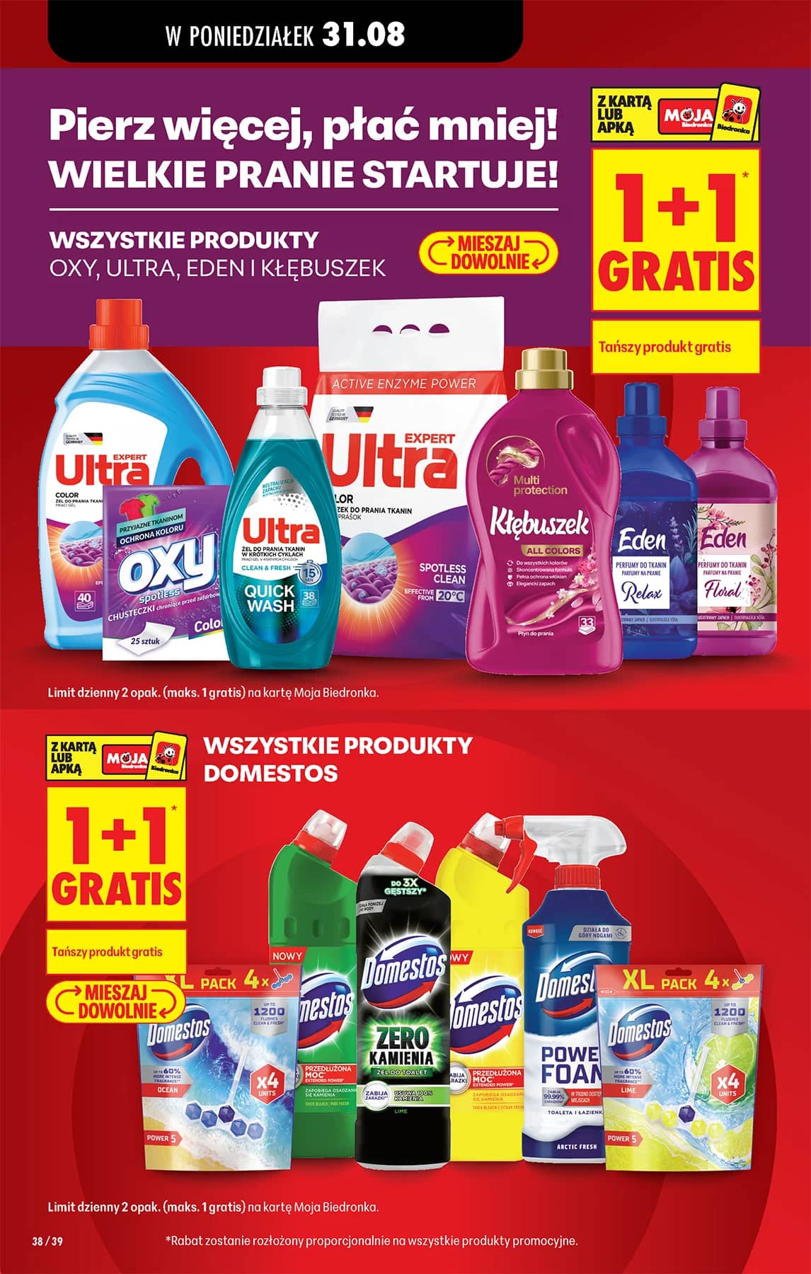 Biedronka - Codziennie niskie ceny P - oferta od 31.08 40 puslapis