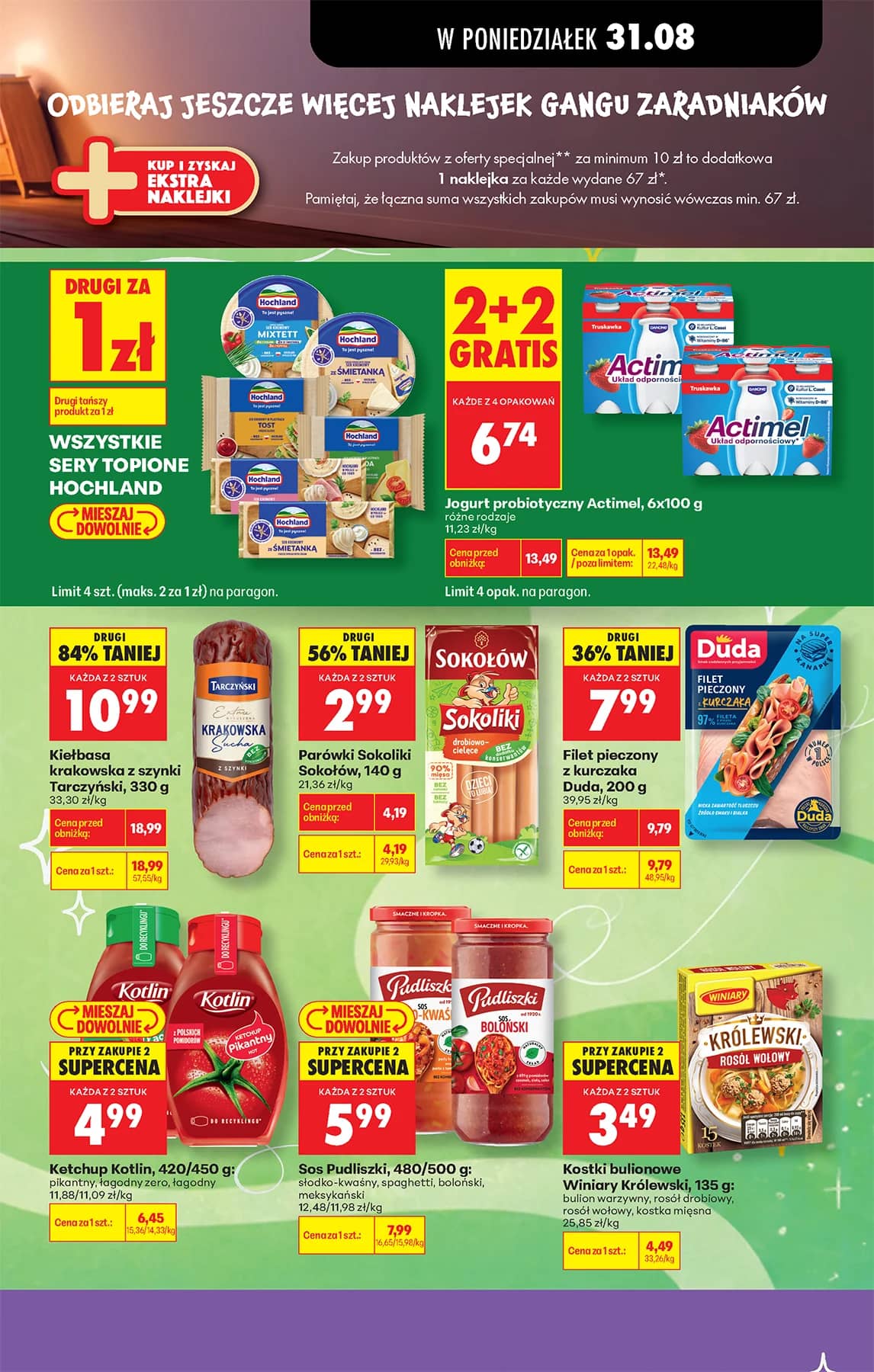 Biedronka - Codziennie niskie ceny P - oferta od 31.08 45 puslapis