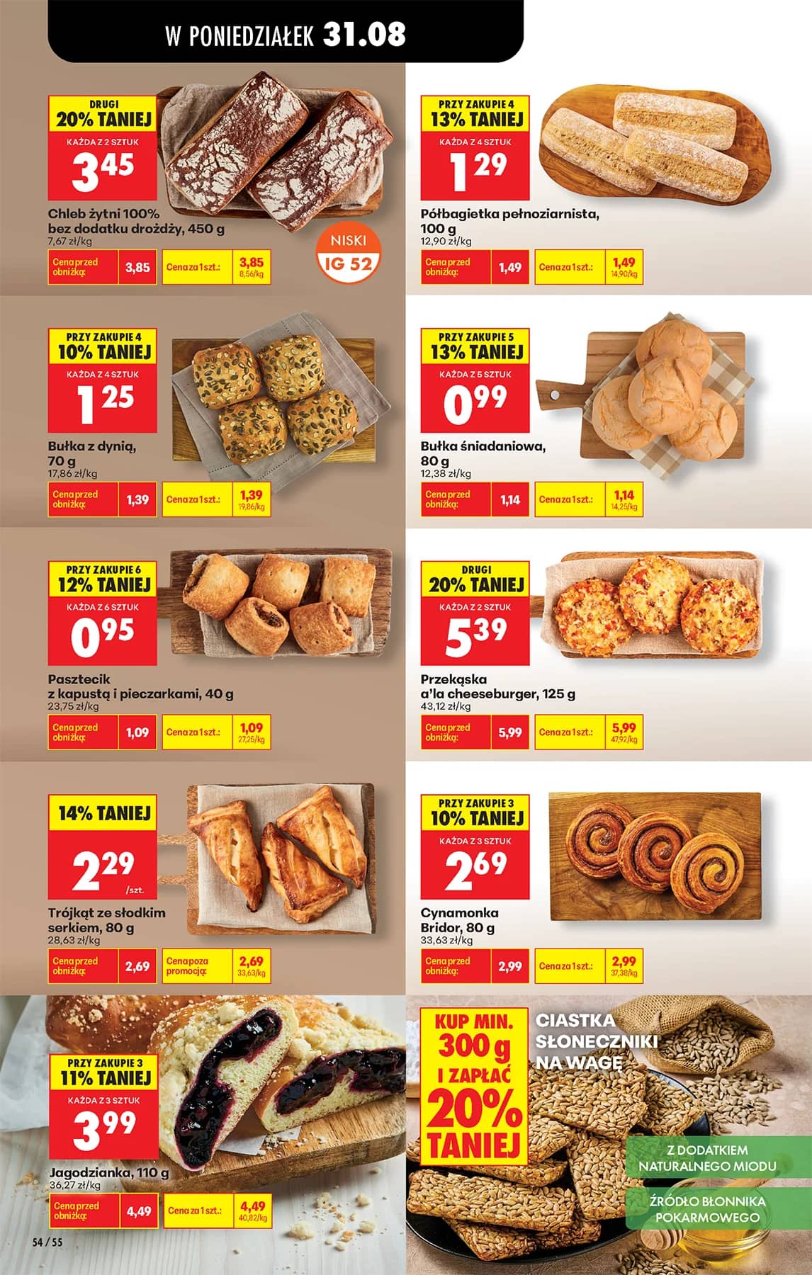 Biedronka - Codziennie niskie ceny P - oferta od 31.08 62 puslapis