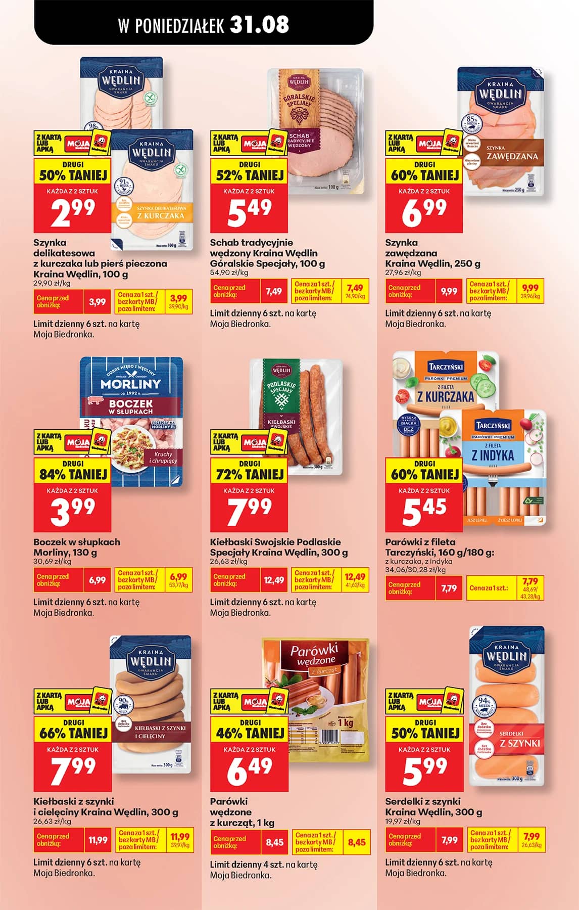 Biedronka - Codziennie niskie ceny P - oferta od 31.08 70 puslapis