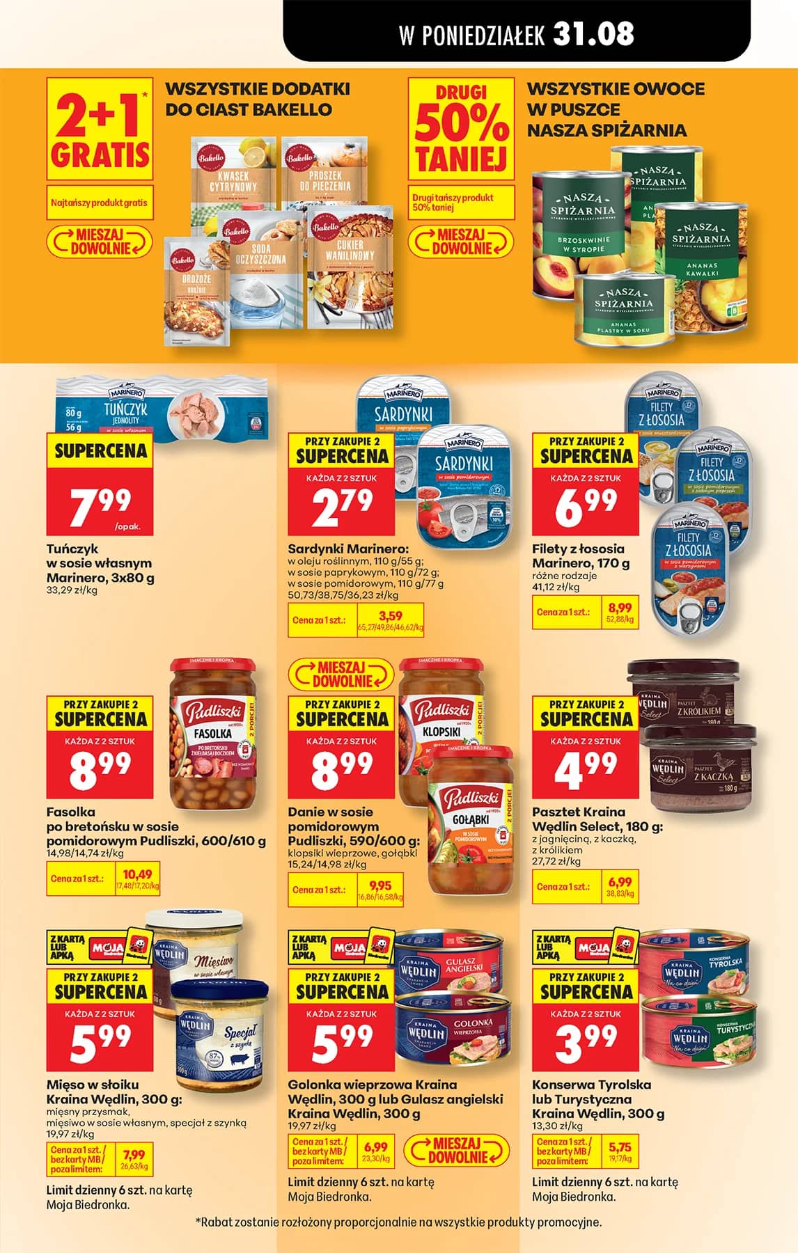 Biedronka - Codziennie niskie ceny P - oferta od 31.08 77 puslapis