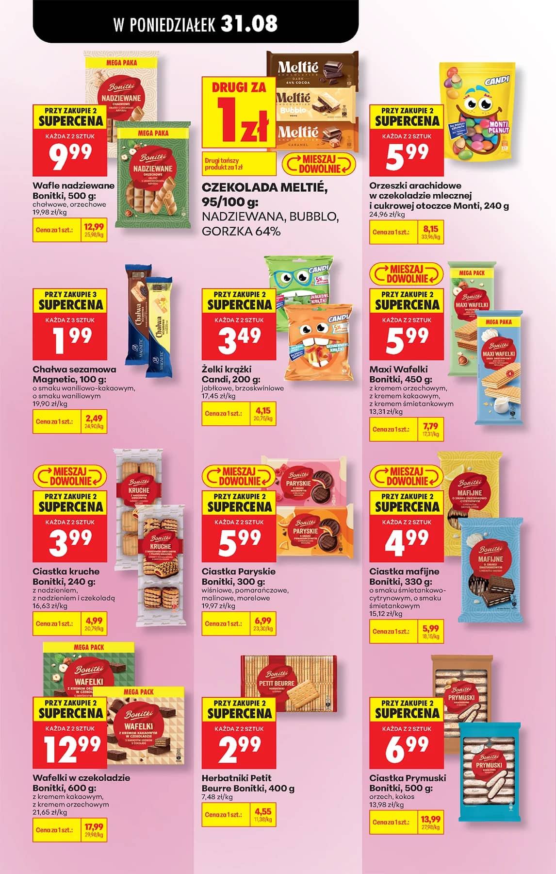 Biedronka - Codziennie niskie ceny P - oferta od 31.08 84 puslapis