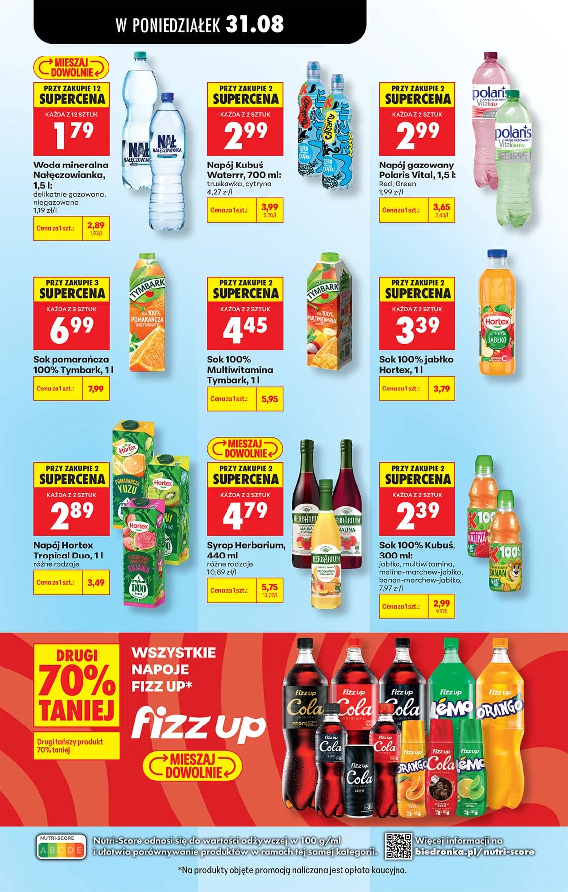 Biedronka - Codziennie niskie ceny P - oferta od 31.08 91 puslapis