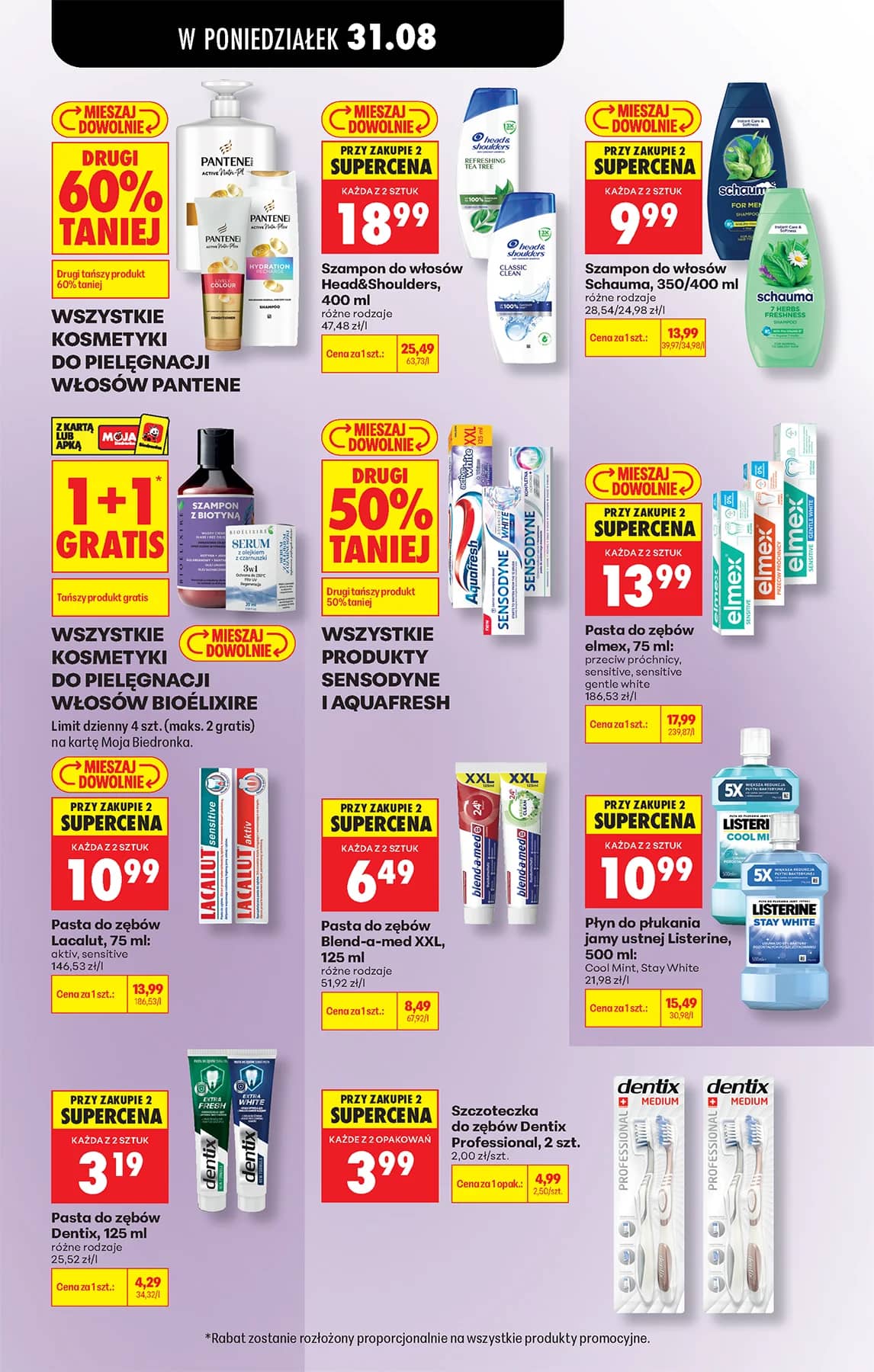 Biedronka - Codziennie niskie ceny P - oferta od 31.08 95 puslapis
