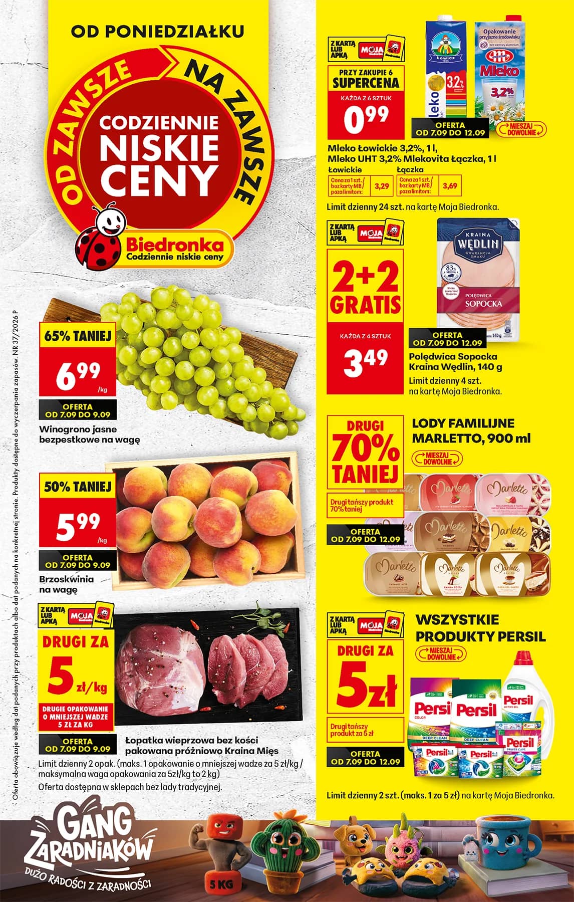 Biedronka - Codziennie niskie ceny P - oferta od 07.09 1 puslapis